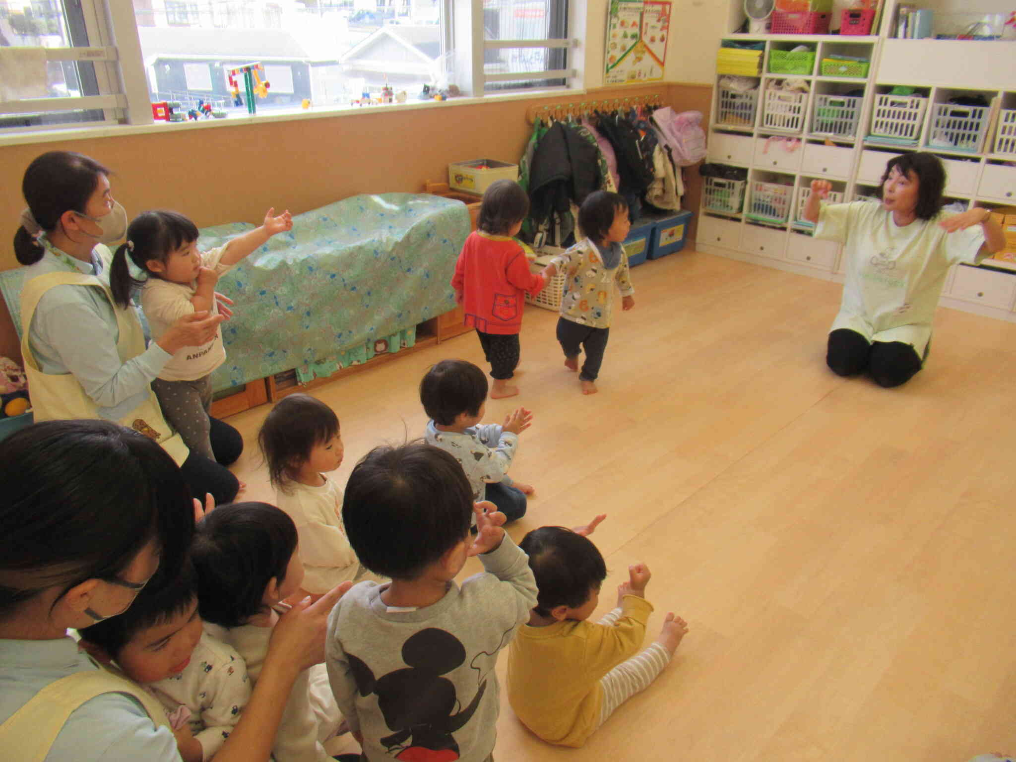 みんな元気いっぱい楽しく参加しています！