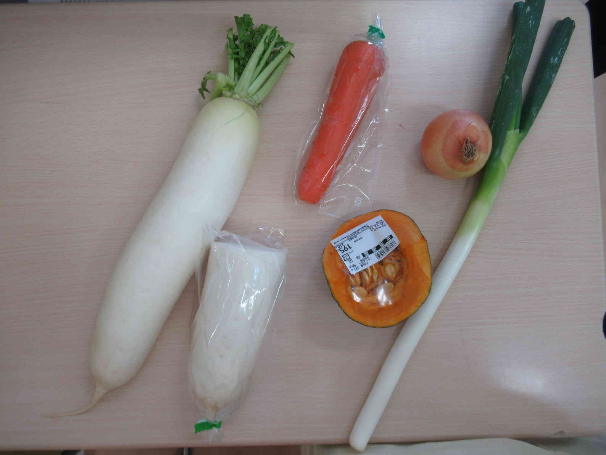 たくさんの野菜を買うことができました。