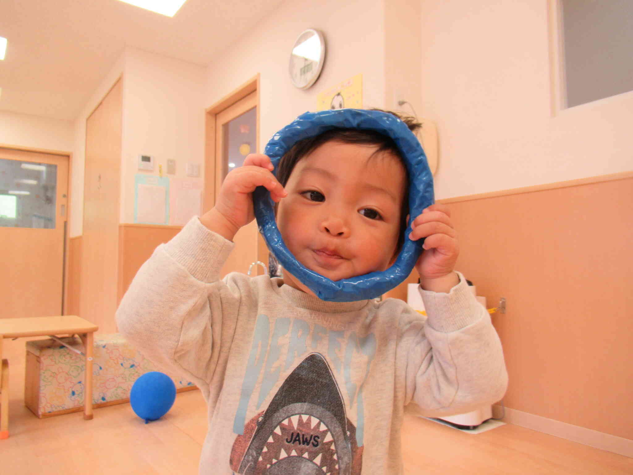かわいいお顔が見えました！