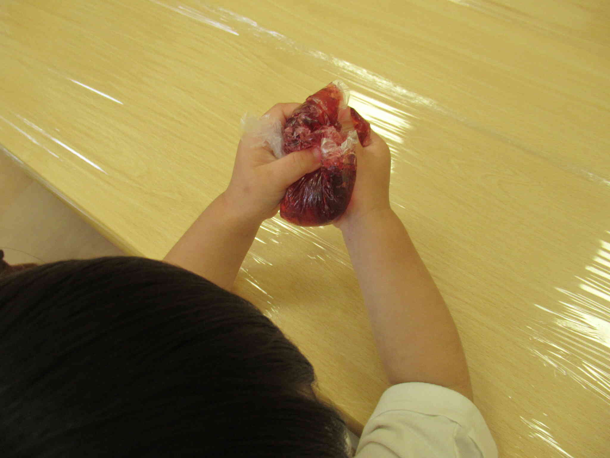 食育：おもいっきりクラッシュゼリーを作ってみよう！【１歳児クラス：あひる組】