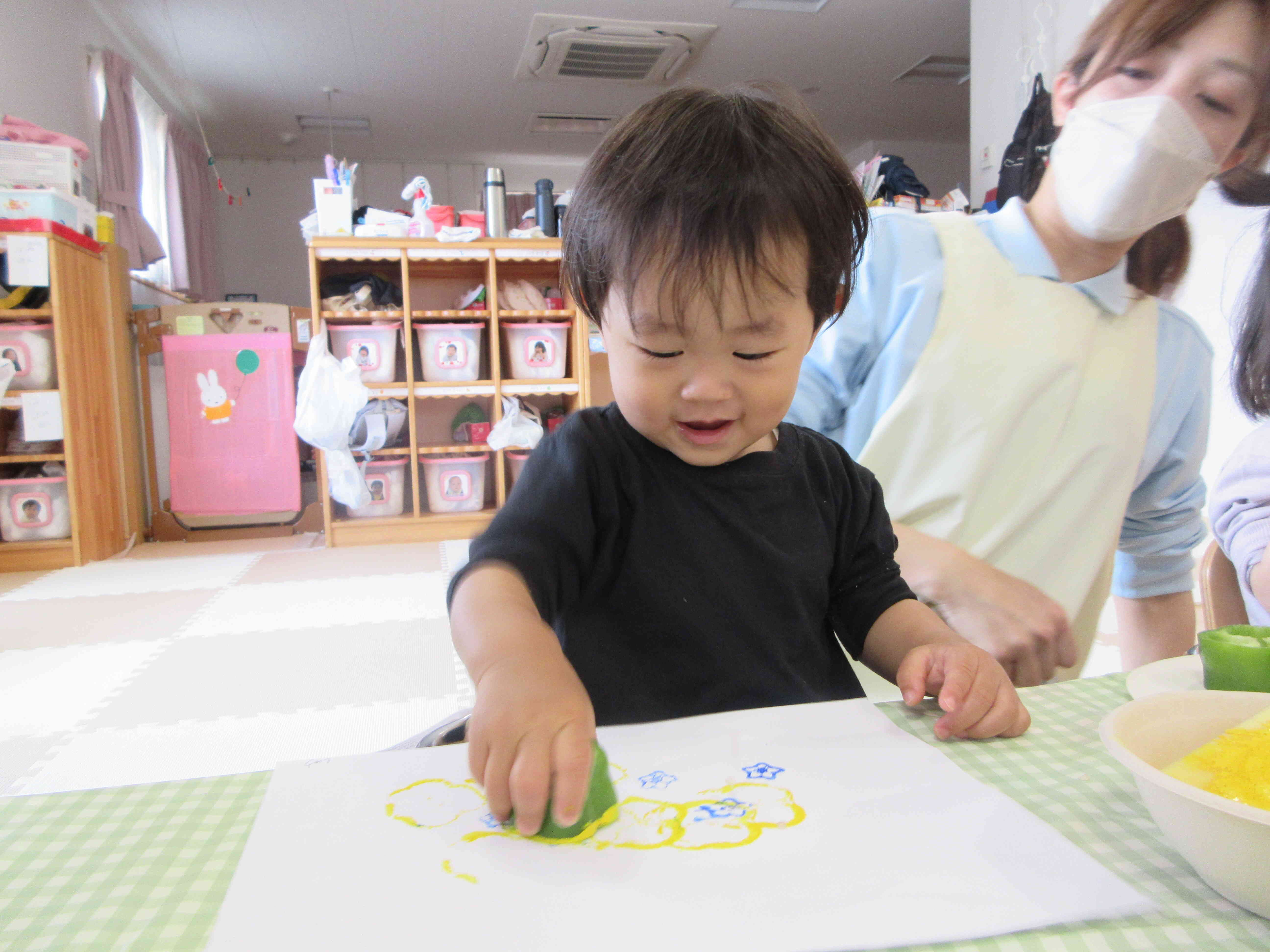 ピーマンの形っておもしろ~い!!