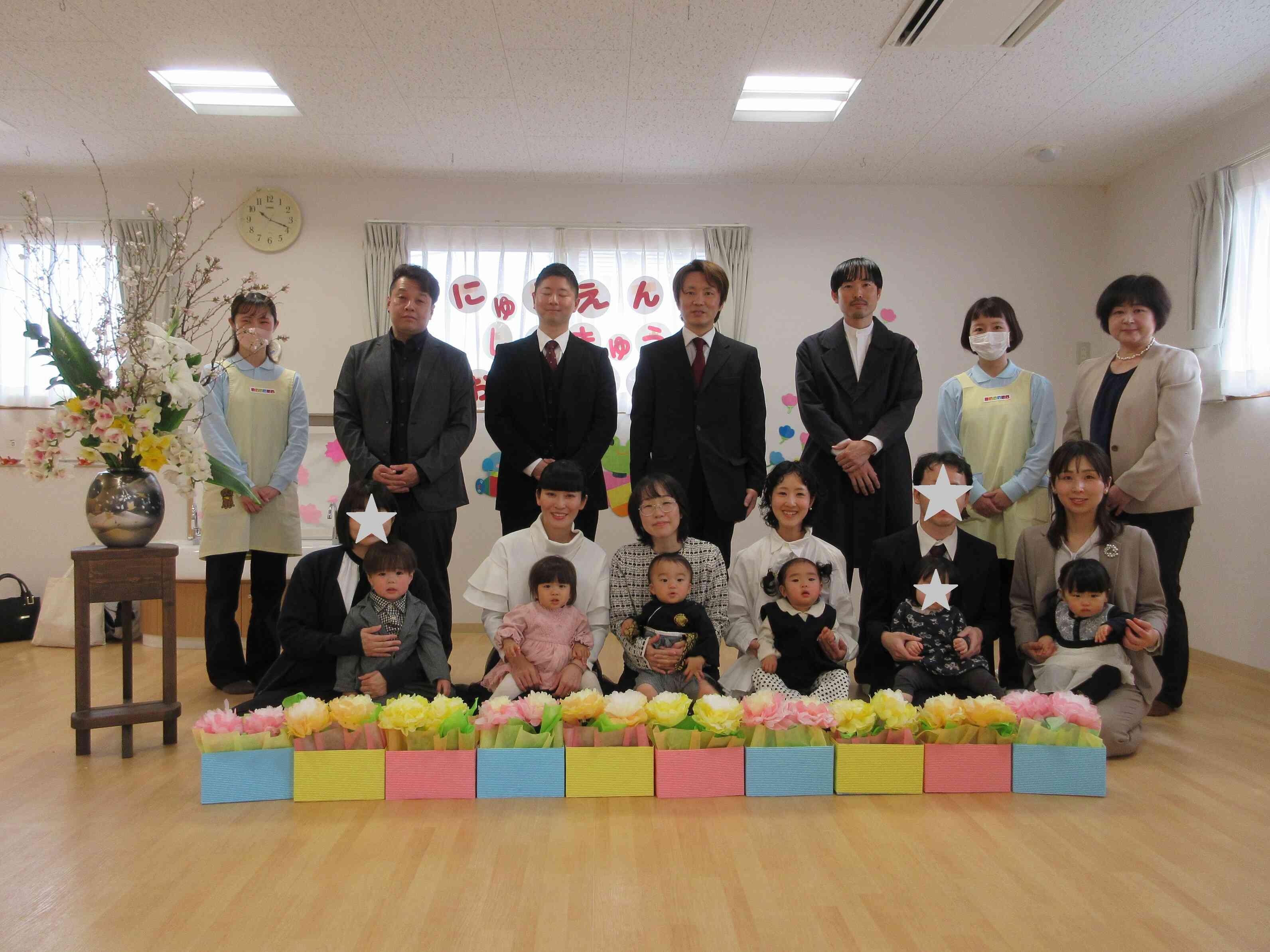 あひる組さん、新しいお友達と一緒だよ