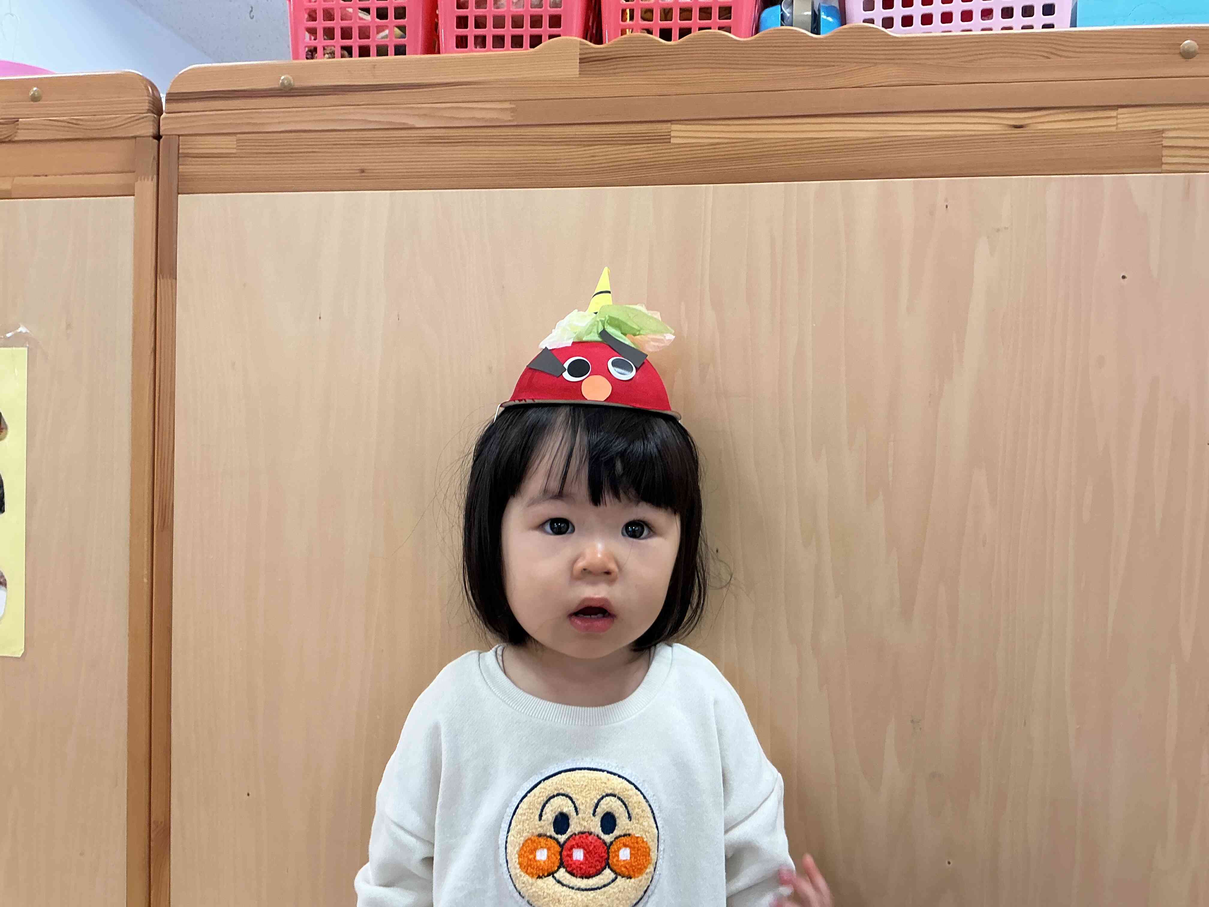 鬼のお面完成〜!