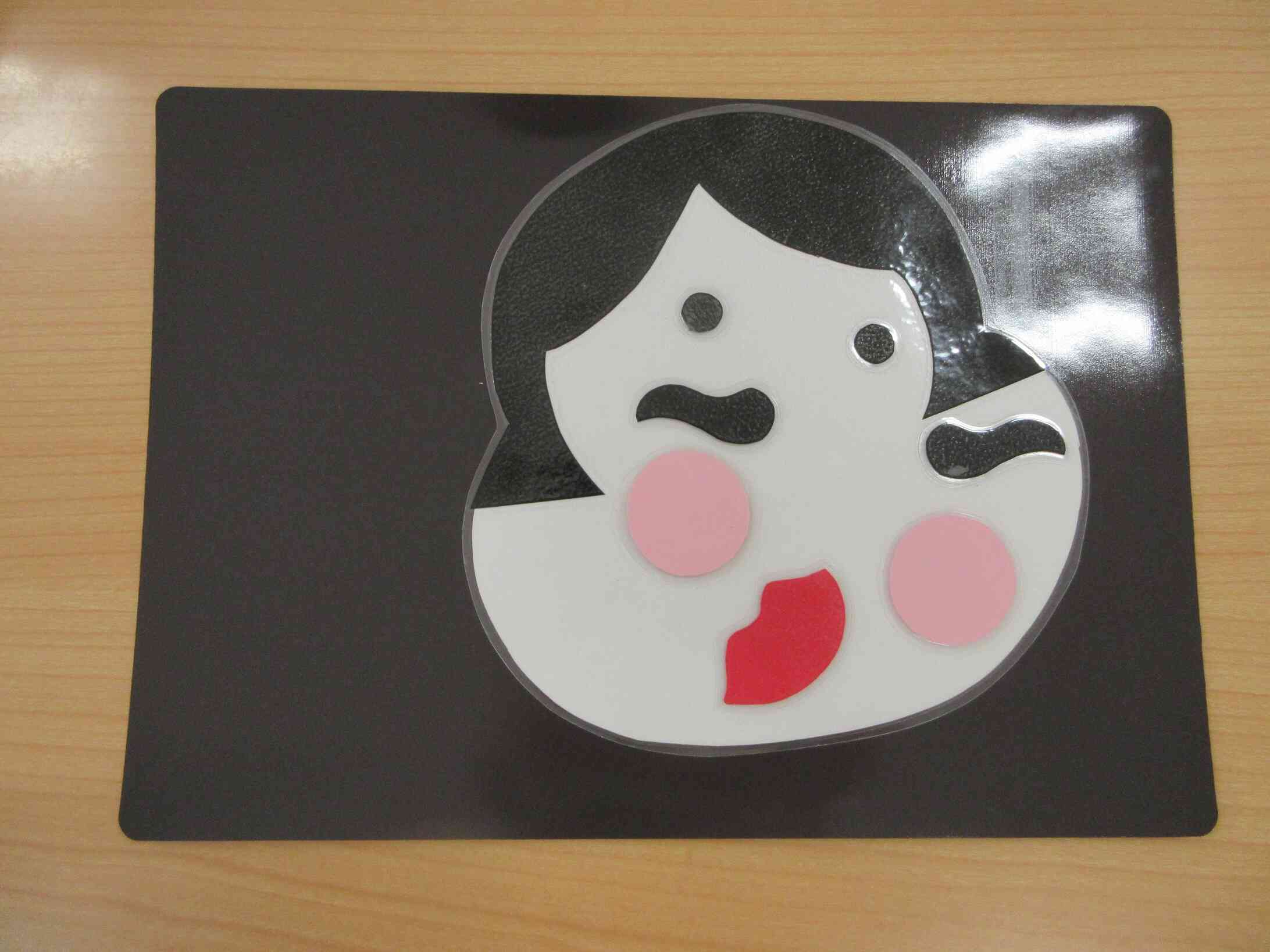 おかめもありますよ～。こんなお顔！