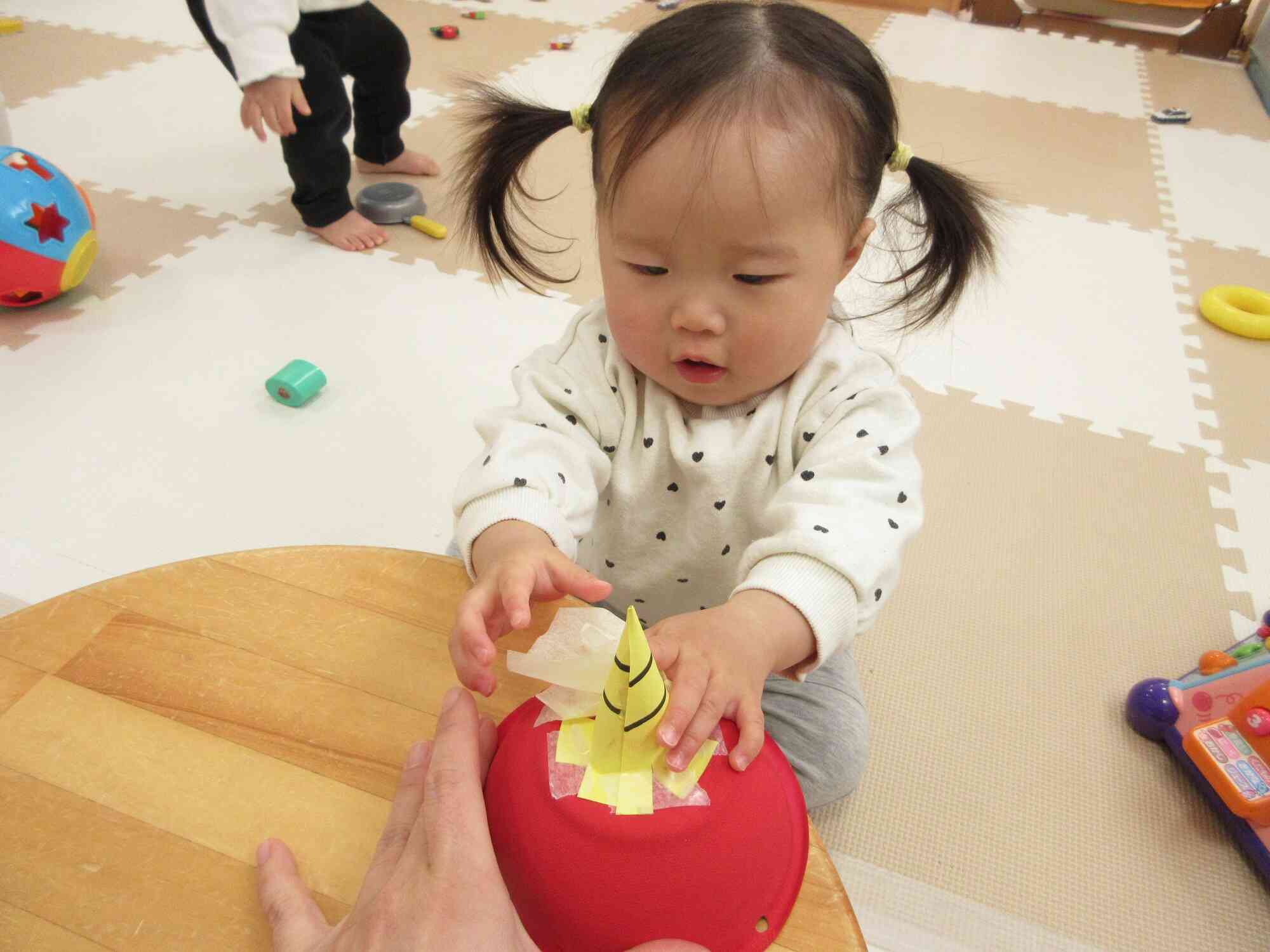 鬼さんの髪の毛!