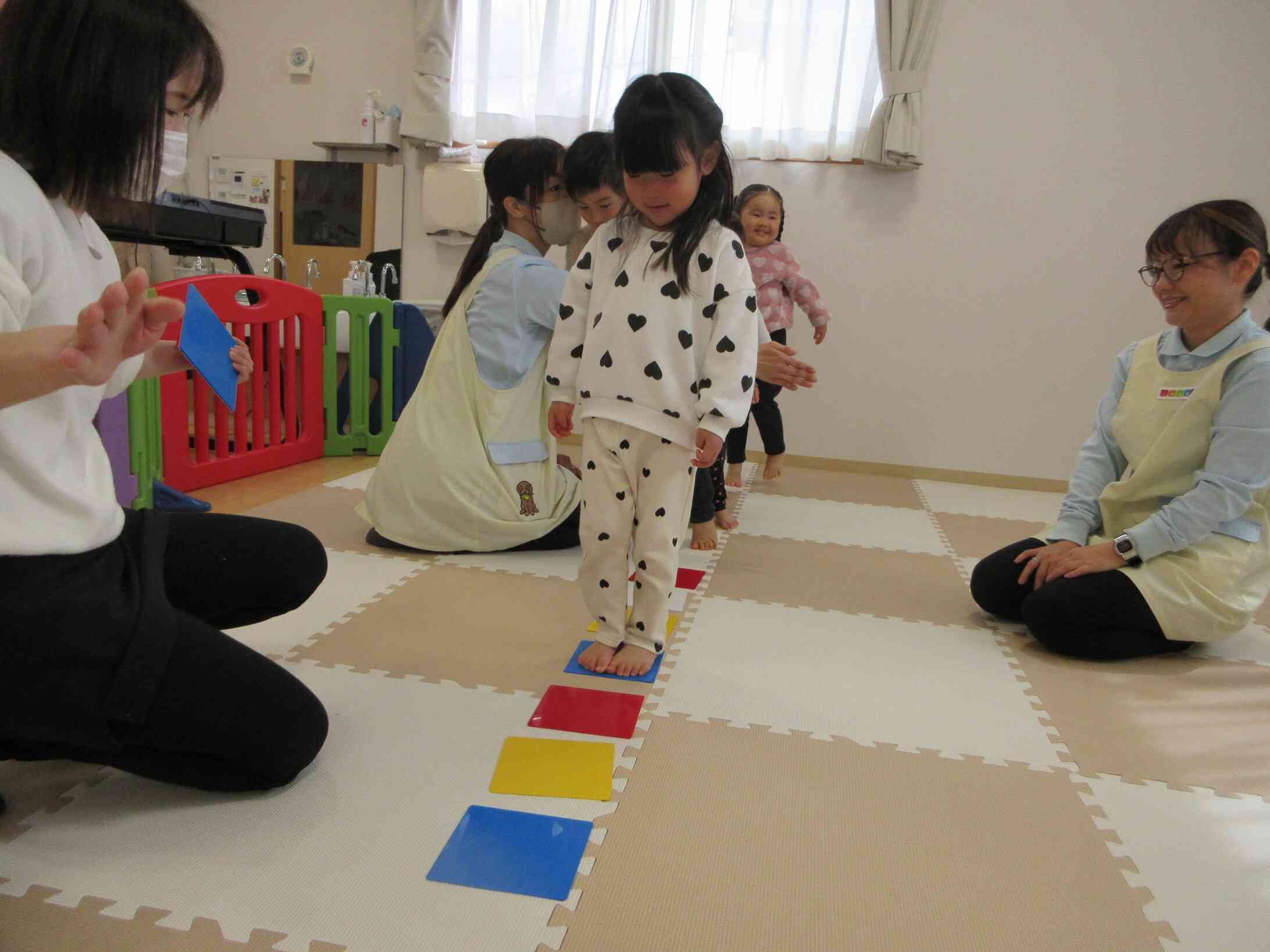 簡単なルールのある遊びもできるようになりました