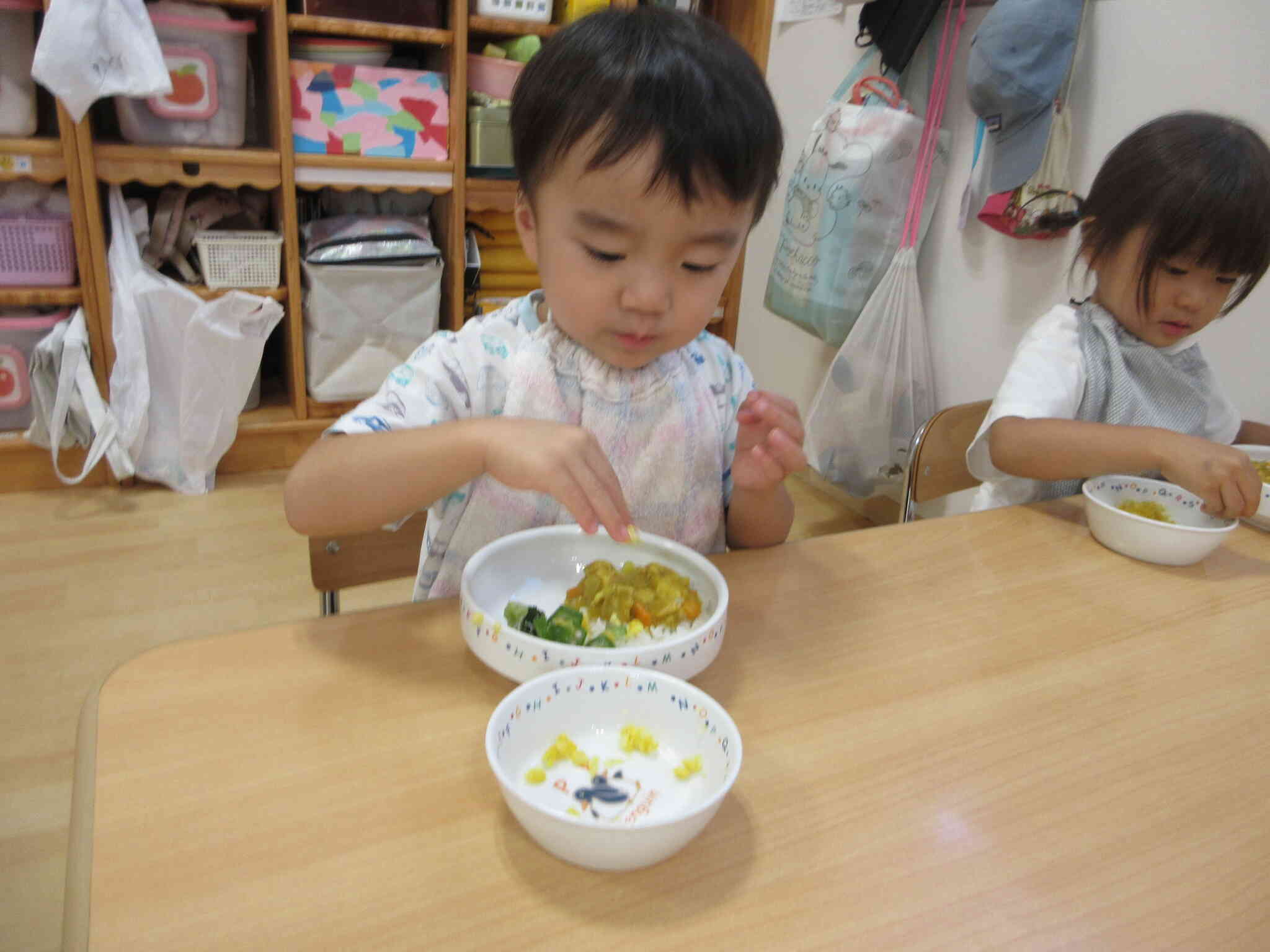 食育～夏野菜カレーにトッピング！～