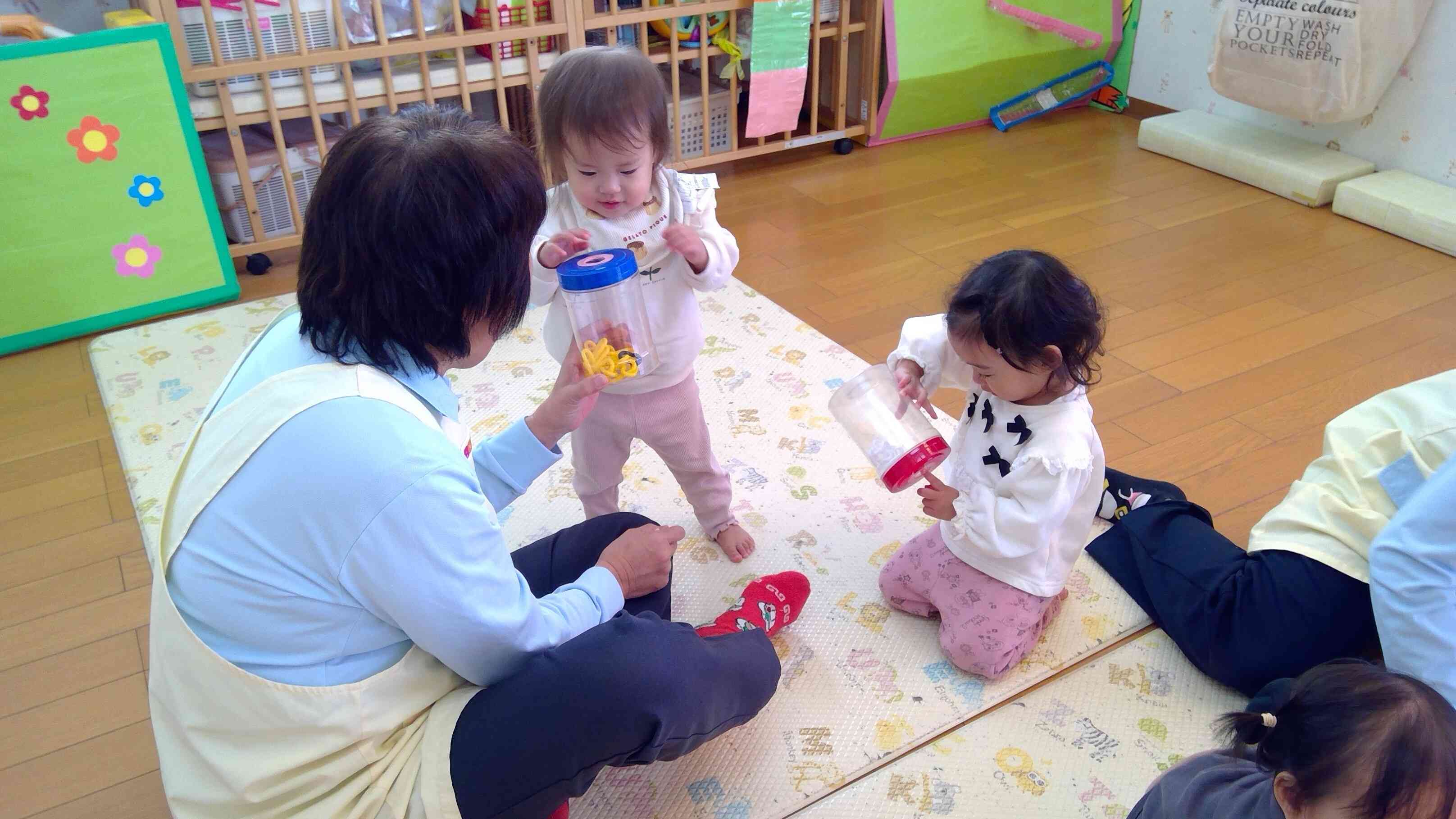 楽しい「ポットン落とし」