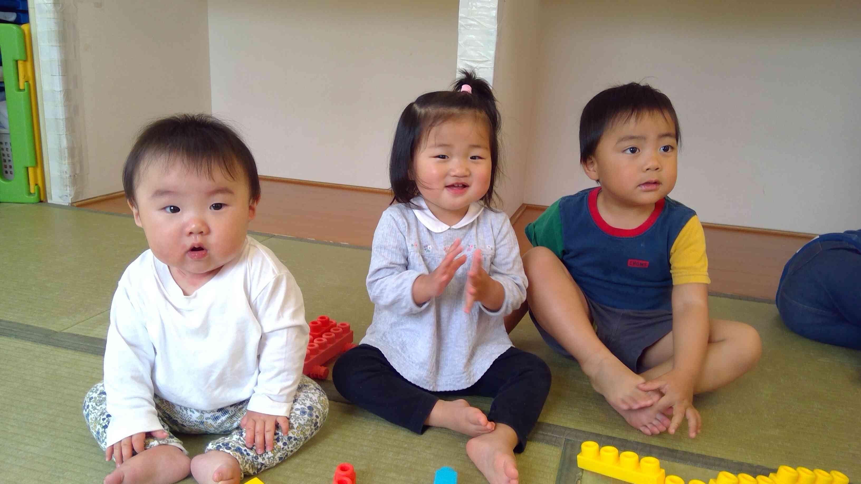 みんななかよし、合同保育