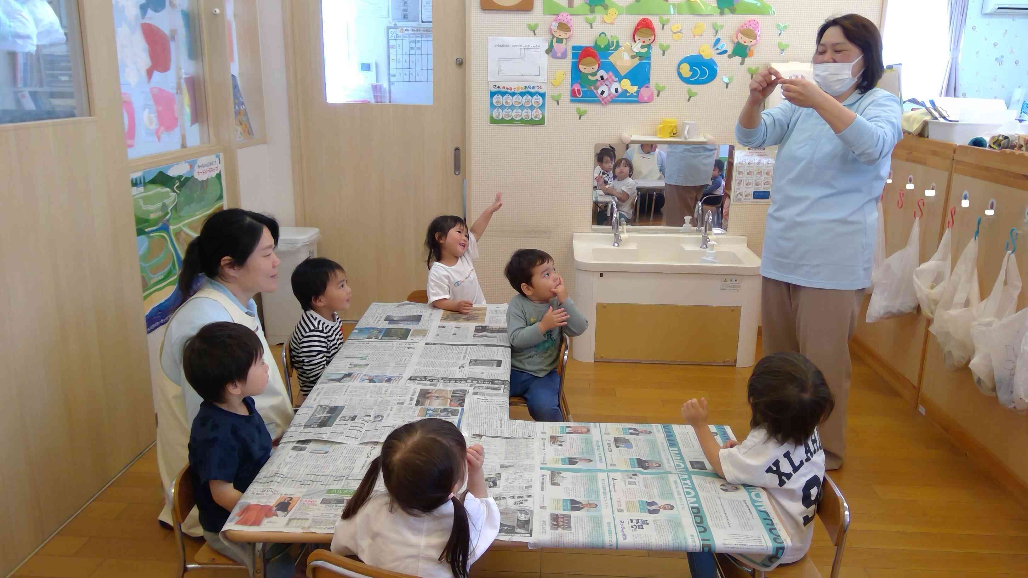 「スナップエンドウ」「きぬさや」のお名前を教えてもらいました。