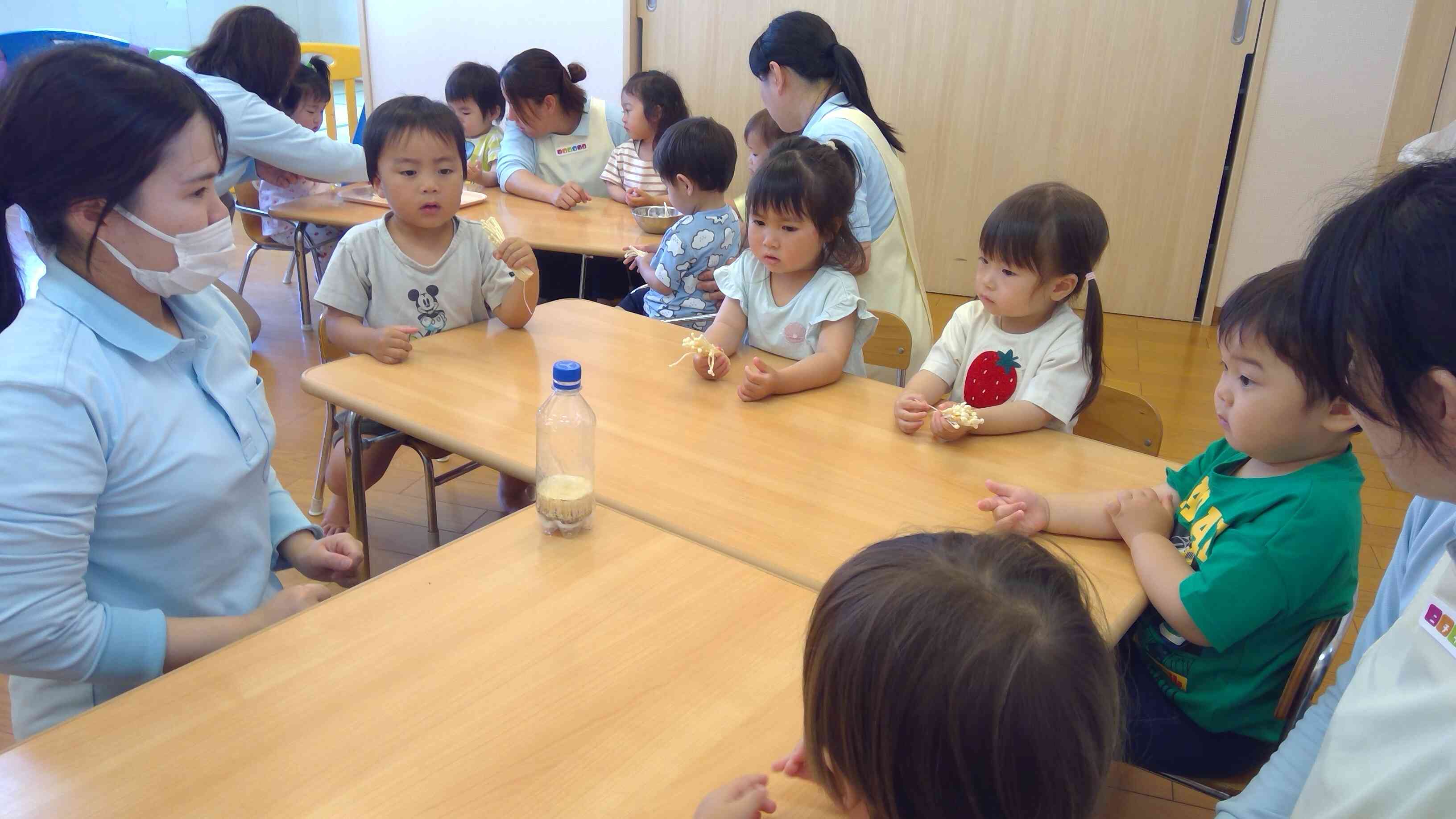 えのきだけの赤ちゃん出てくるかな~?