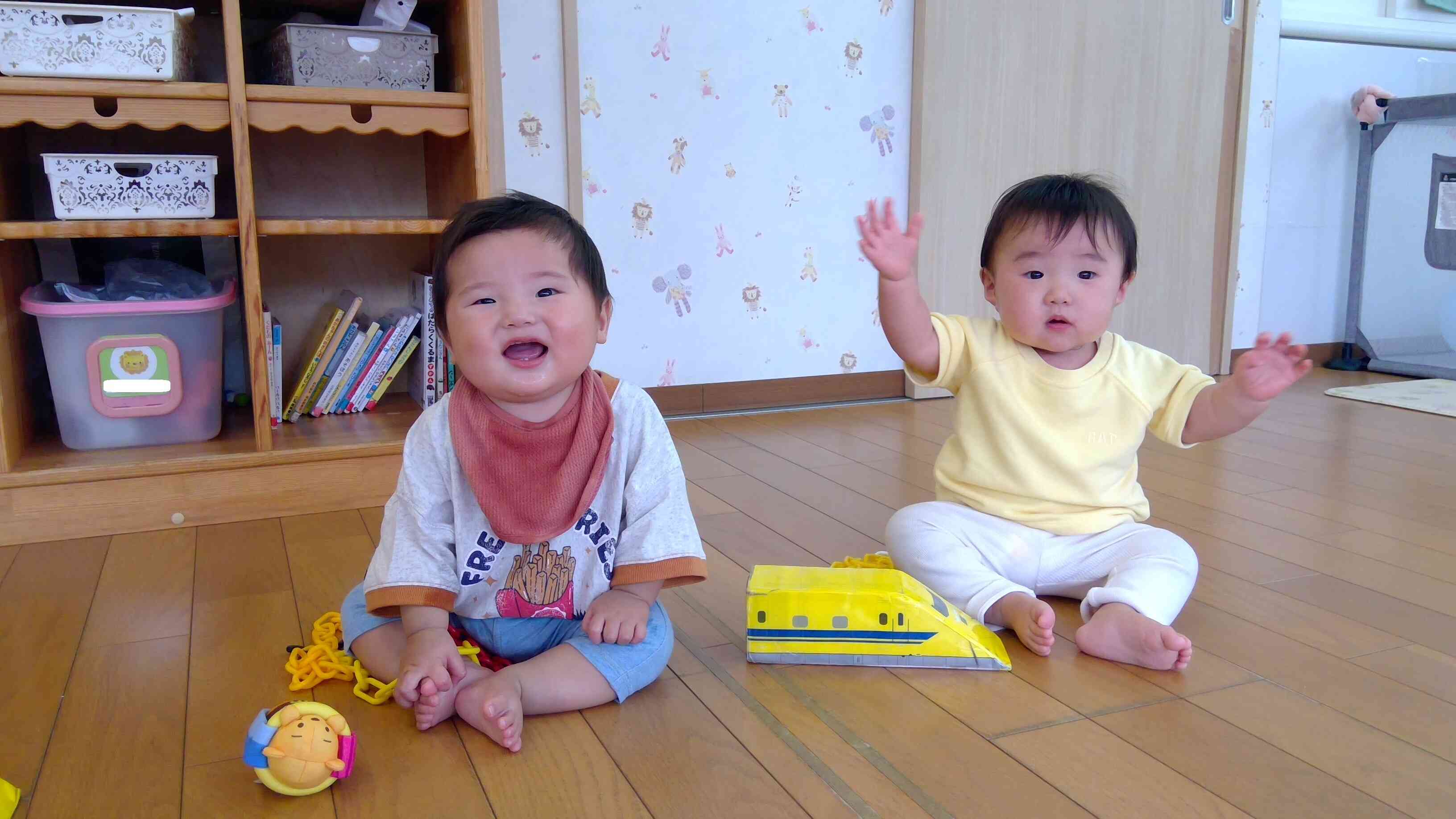 お部屋の中でもニコニコがいっぱい