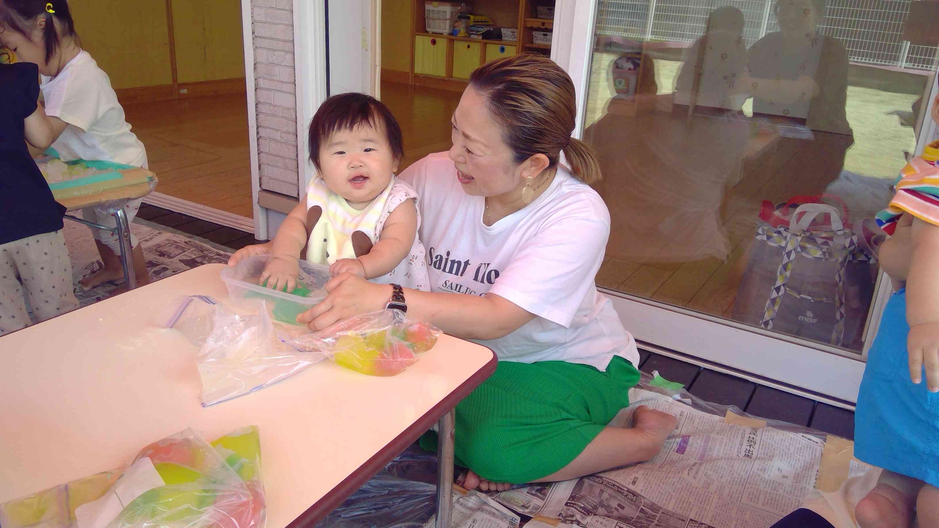 子育てひろばに遊びに来てくれました