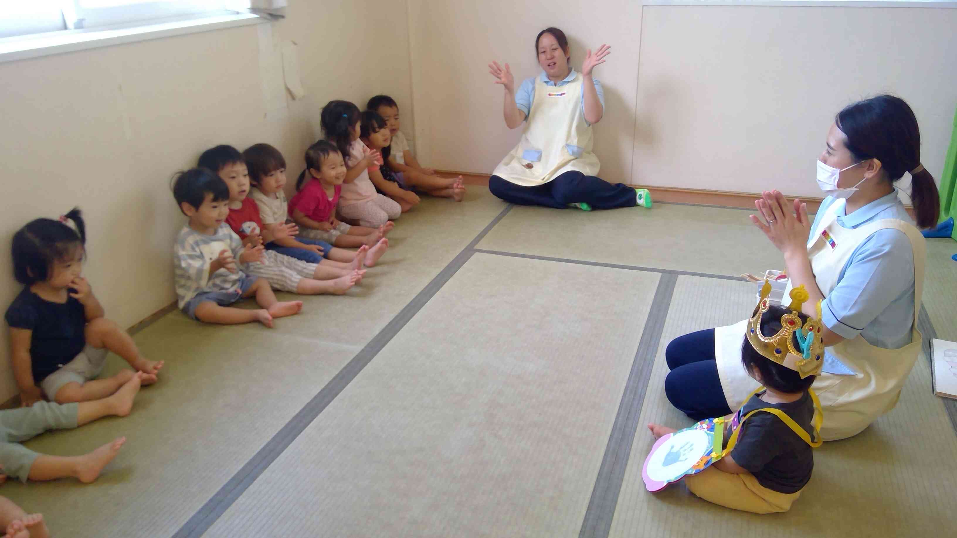 みんなに「おめでとー」とお祝いしてもらいましたよ。