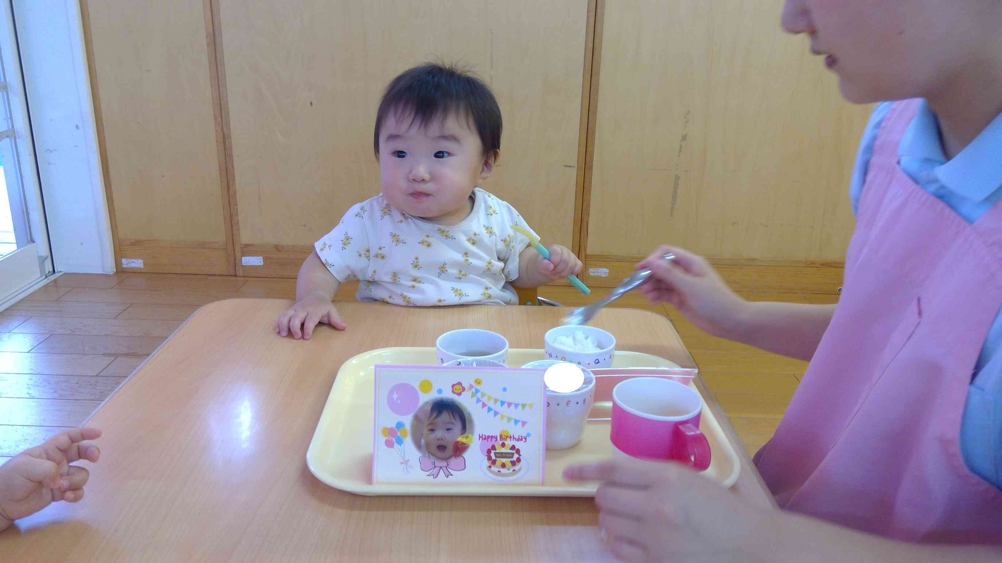 バースデー給食をパクリ