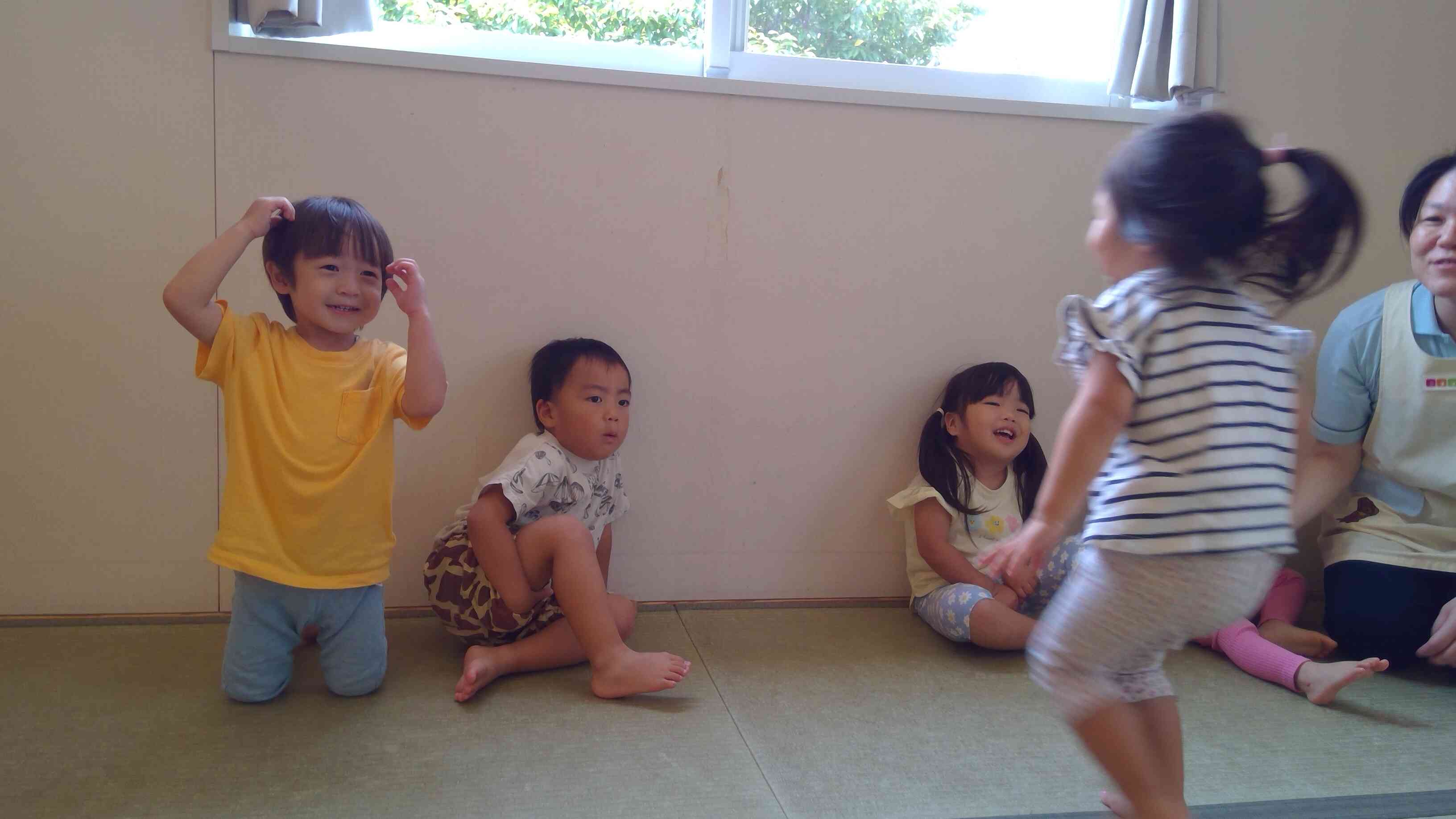 お名前を聞かれて、ニコニコで答えることが出来ましたよ。