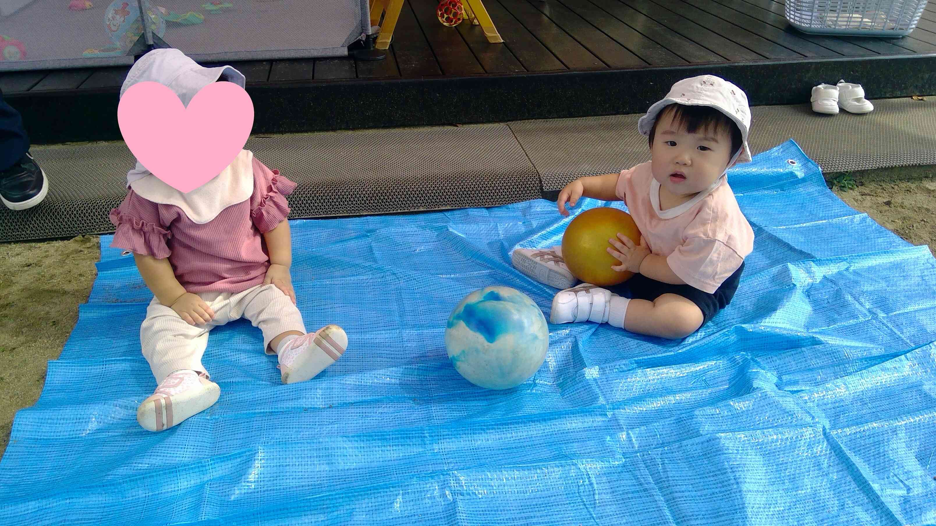 ドキドキのお靴デビュー