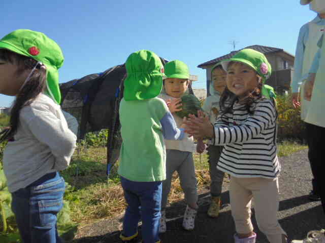 かぼちゃ持たせてもらったよ