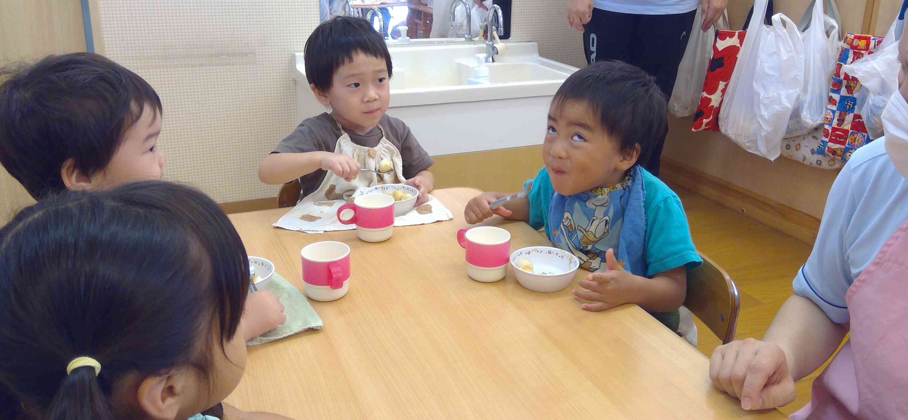 お月見団子食べたよ