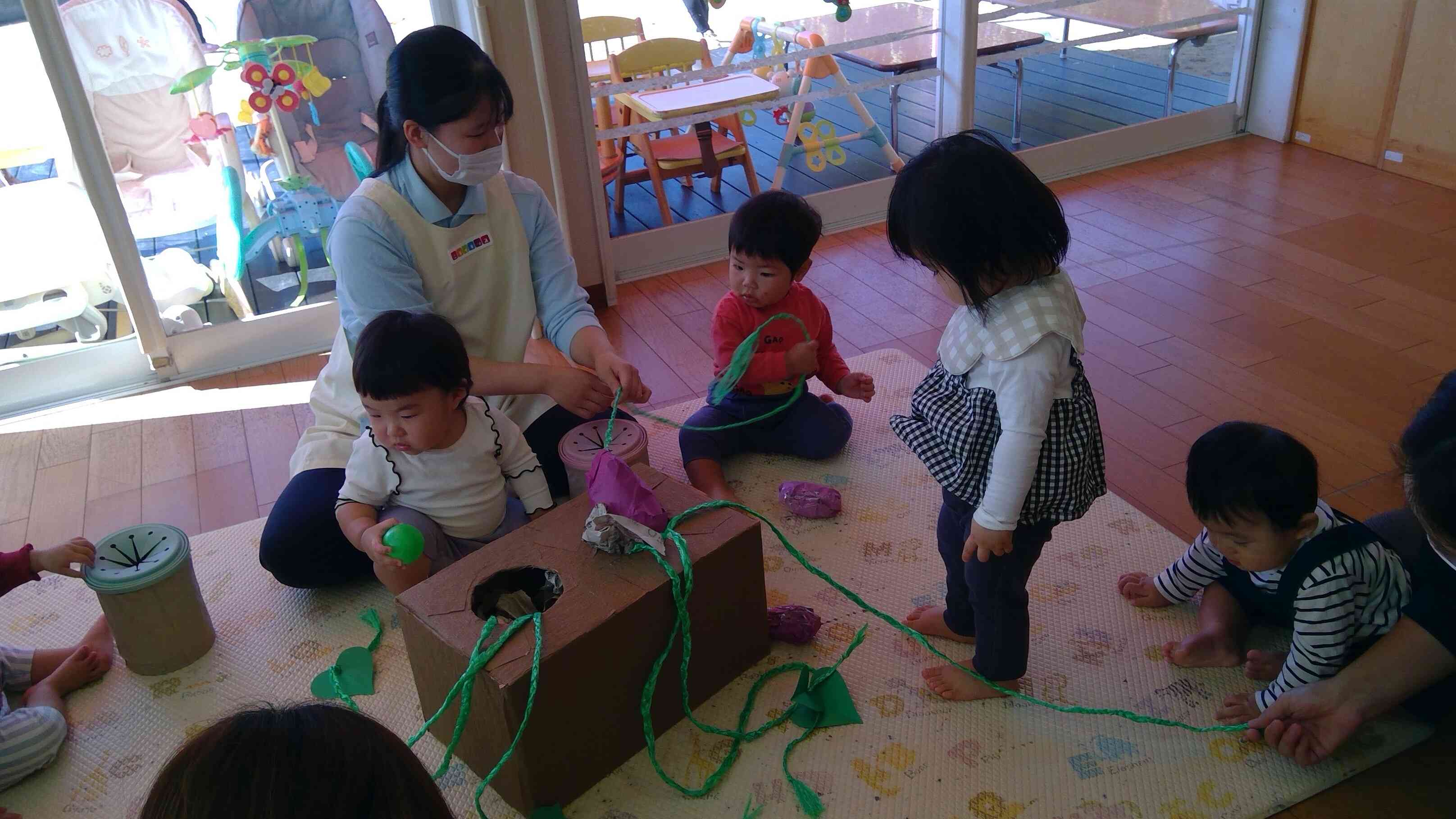 楽しいおいもほりごっこでした。