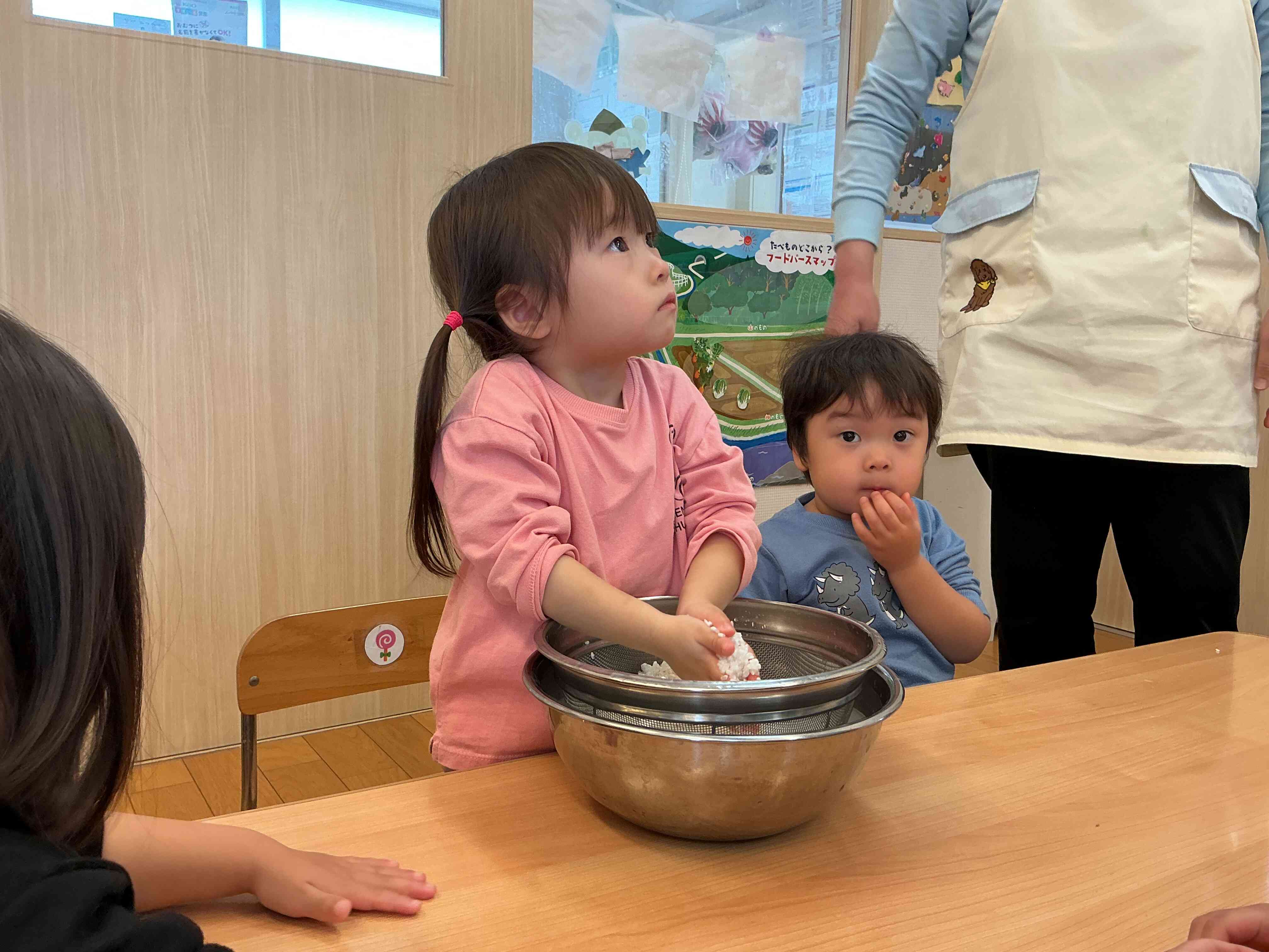 みんなやさしくお米とぎが出来ましたよ。