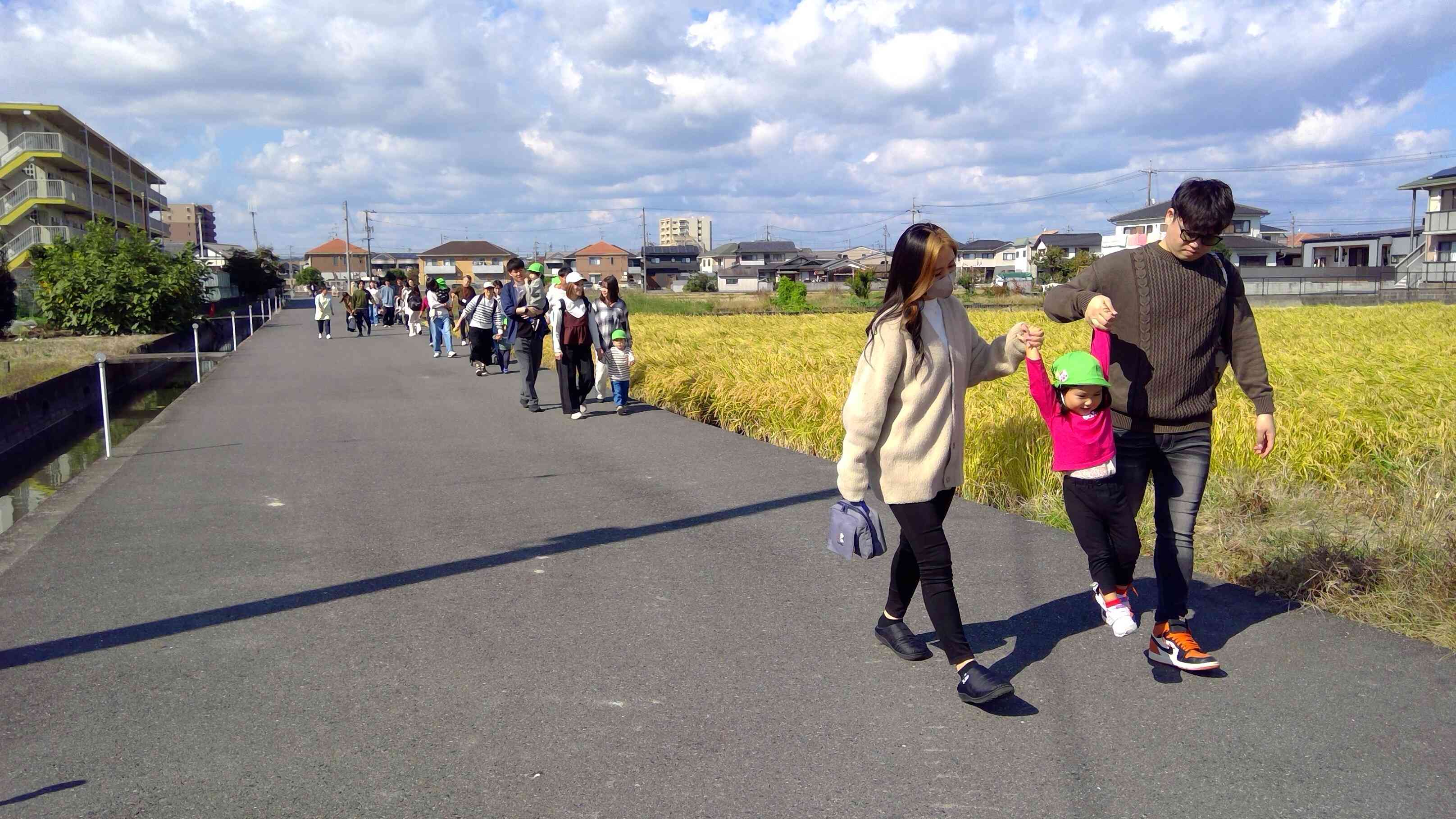 いっぱい遊んだ後も元気いっぱいのおともだち。