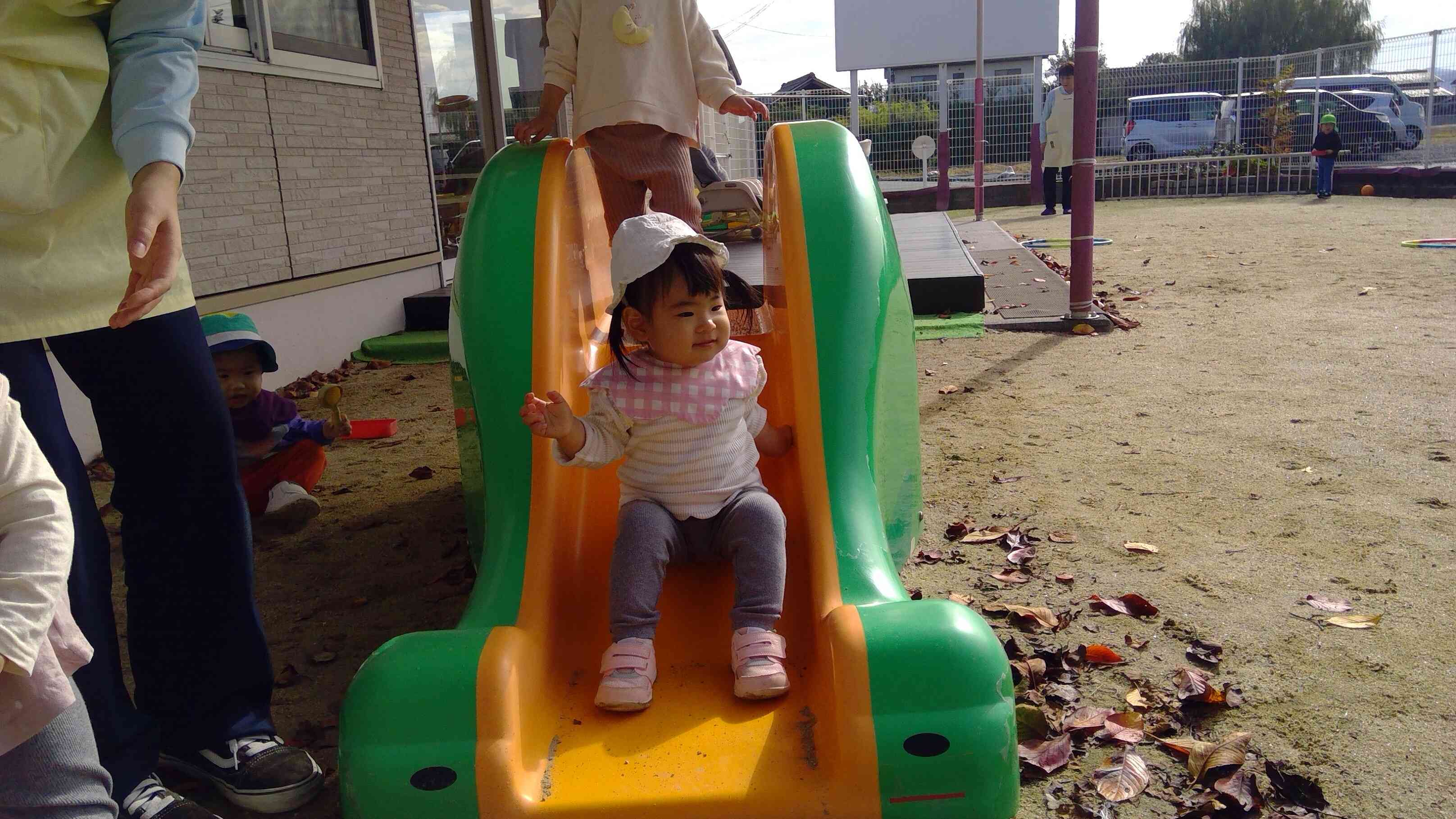 すべり台だ~いすき。