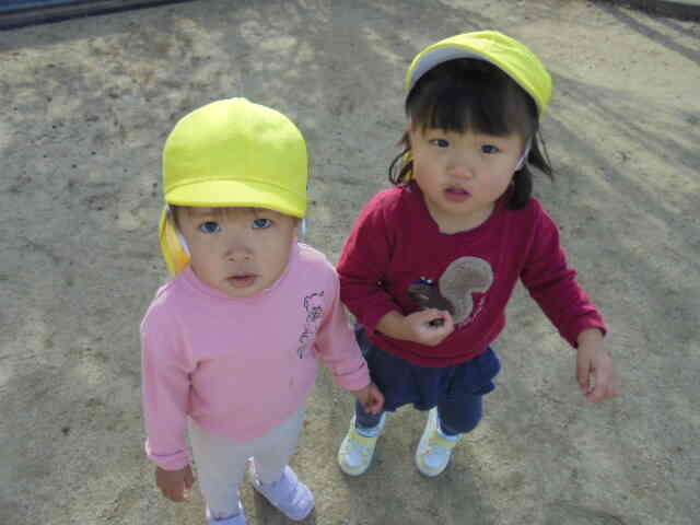 どんぐりいっぱいひろったよー。