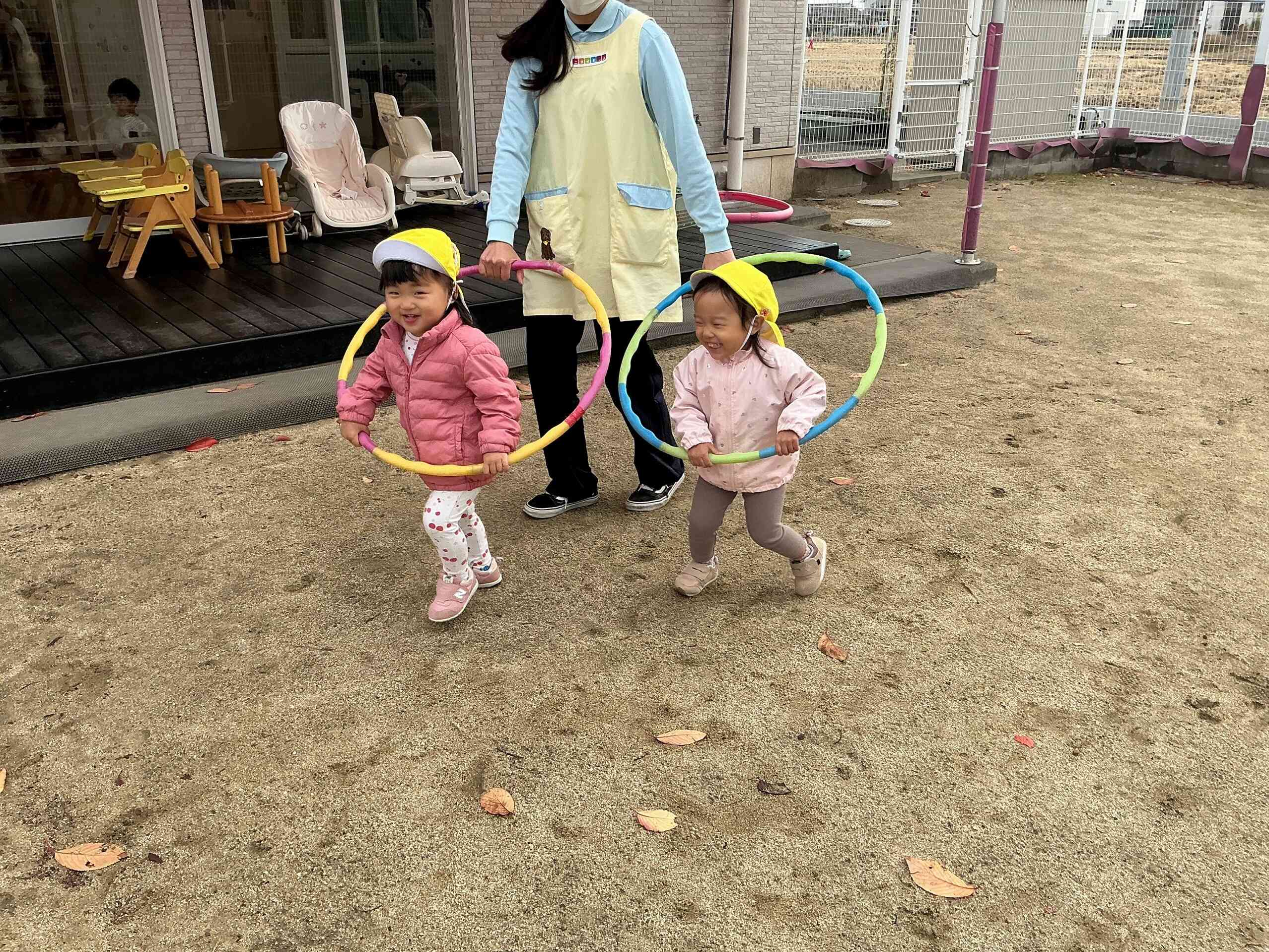 おもいっきりお外あそび