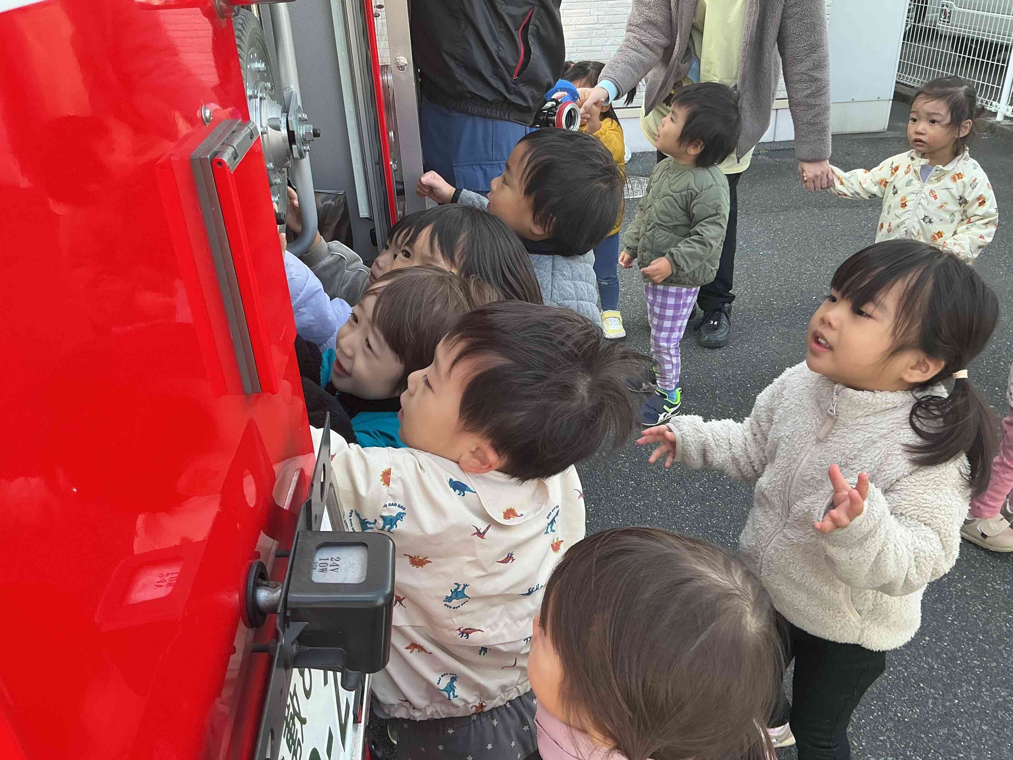 消防車かっこい～