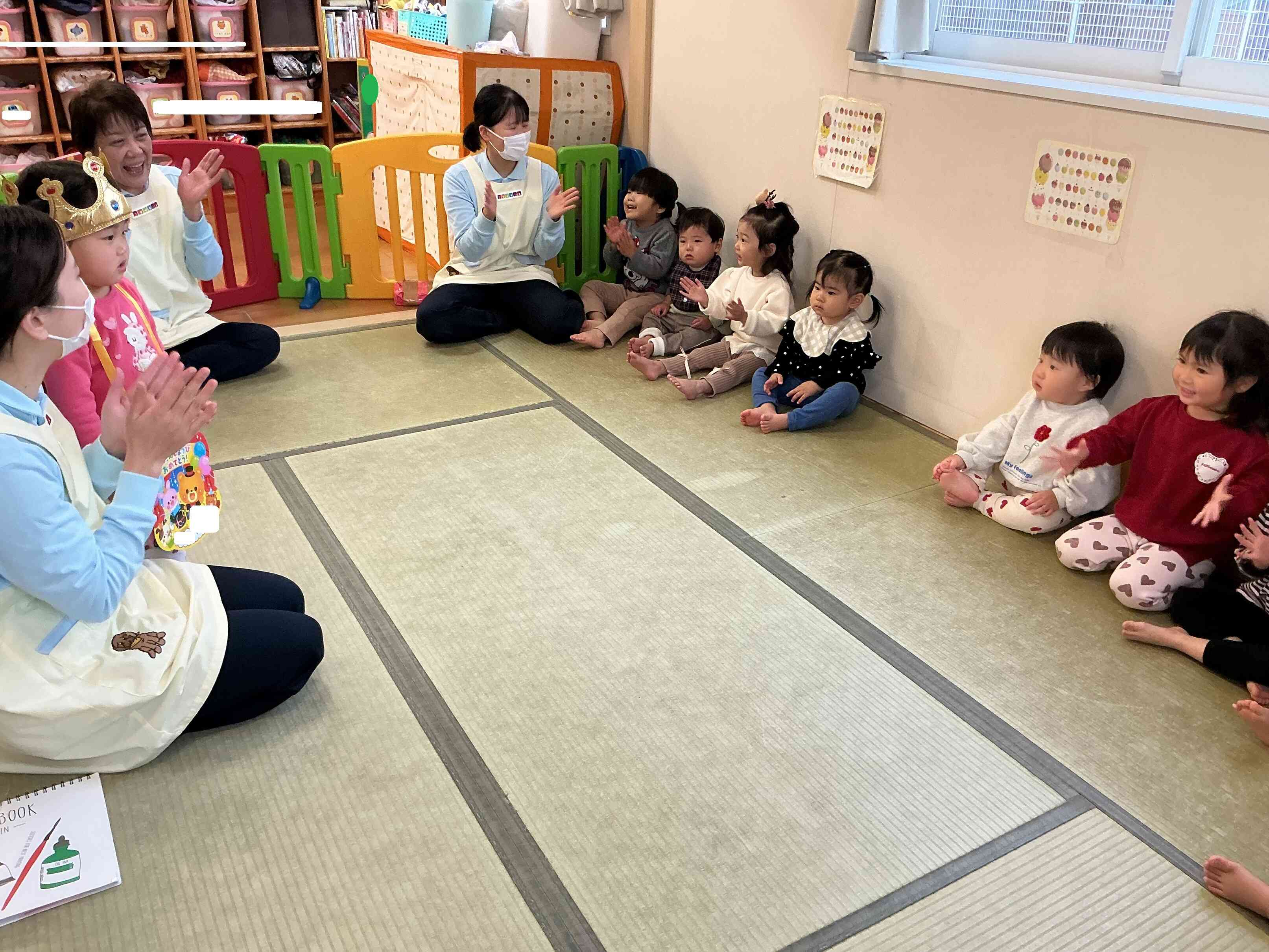 「たんたんたんたんたんじょうび~」とみんながお歌でお祝いしてくれました。