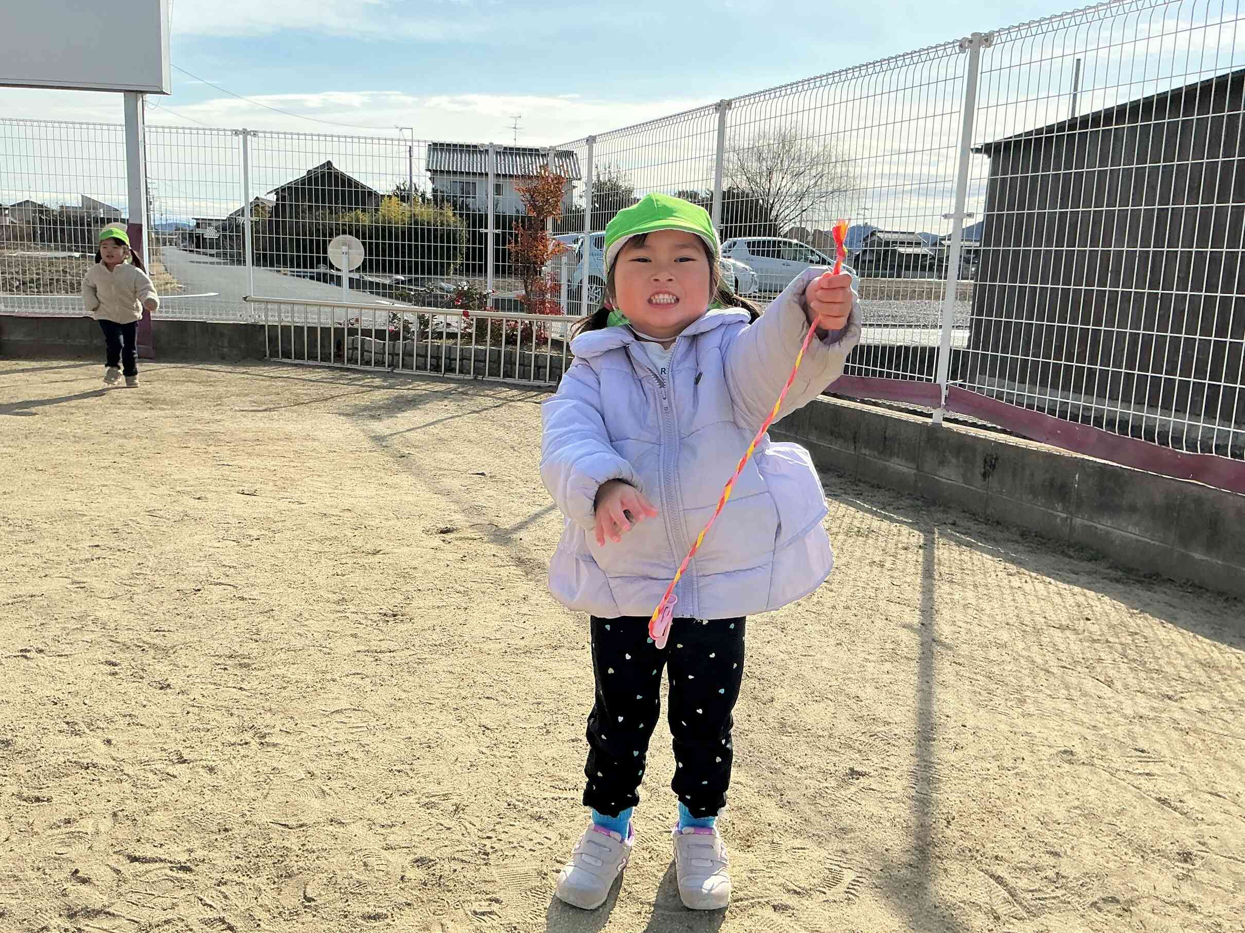 みてみて～、可愛いしっぽ～。