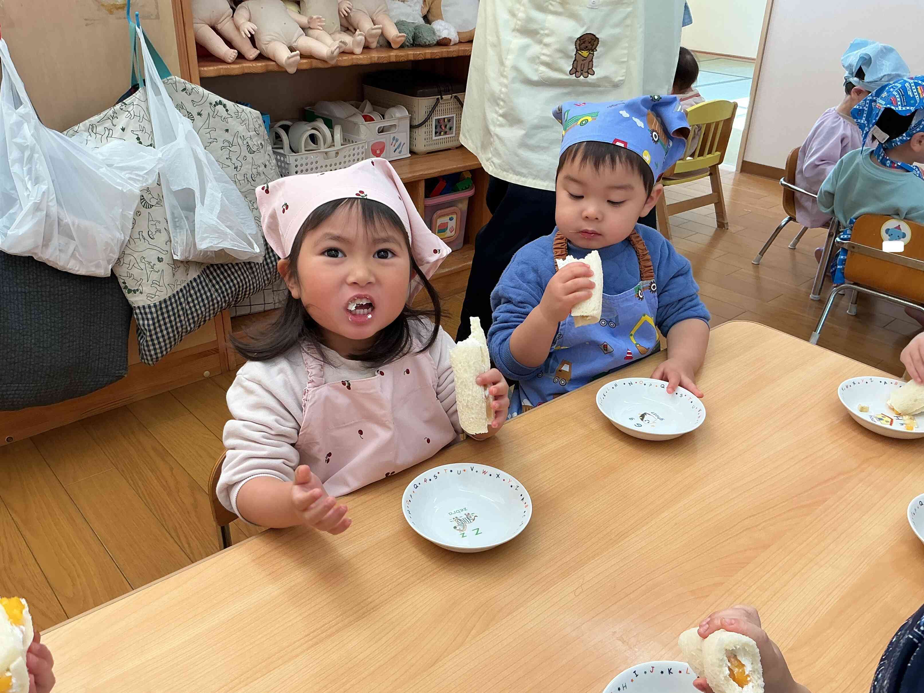 恵方ロールづくり（食育）