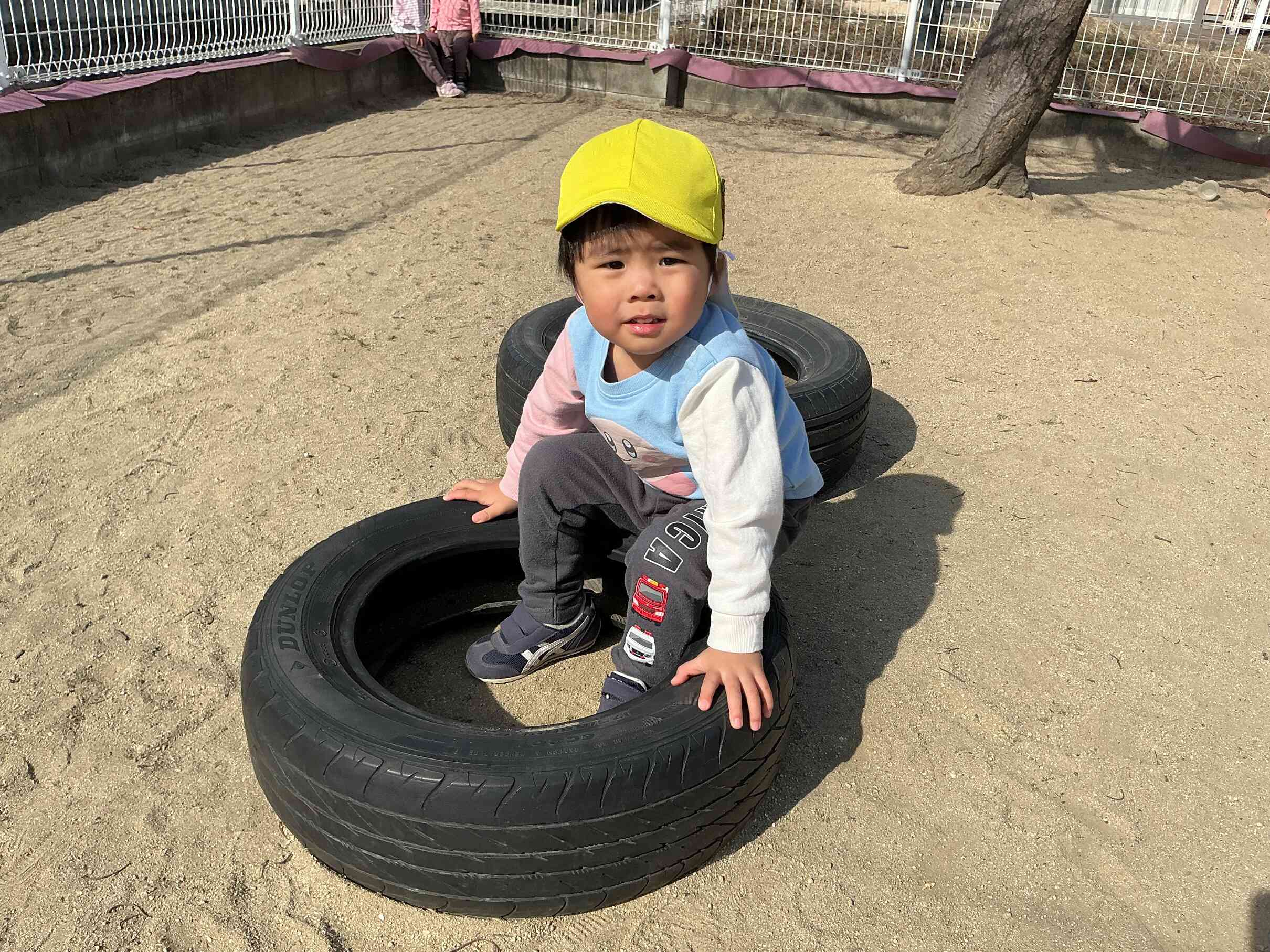 園庭だ～いすき②