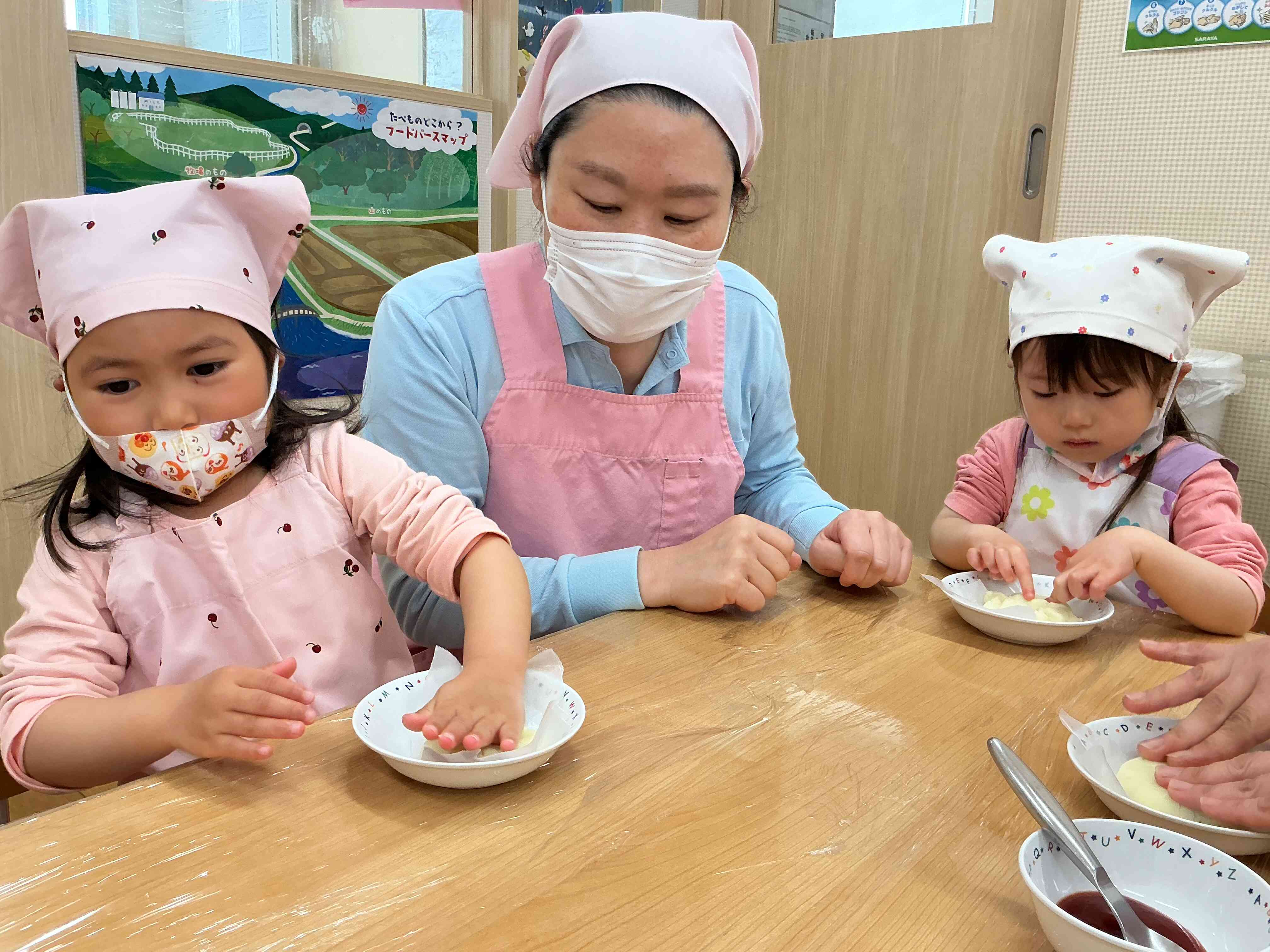 ピザ生地づくり