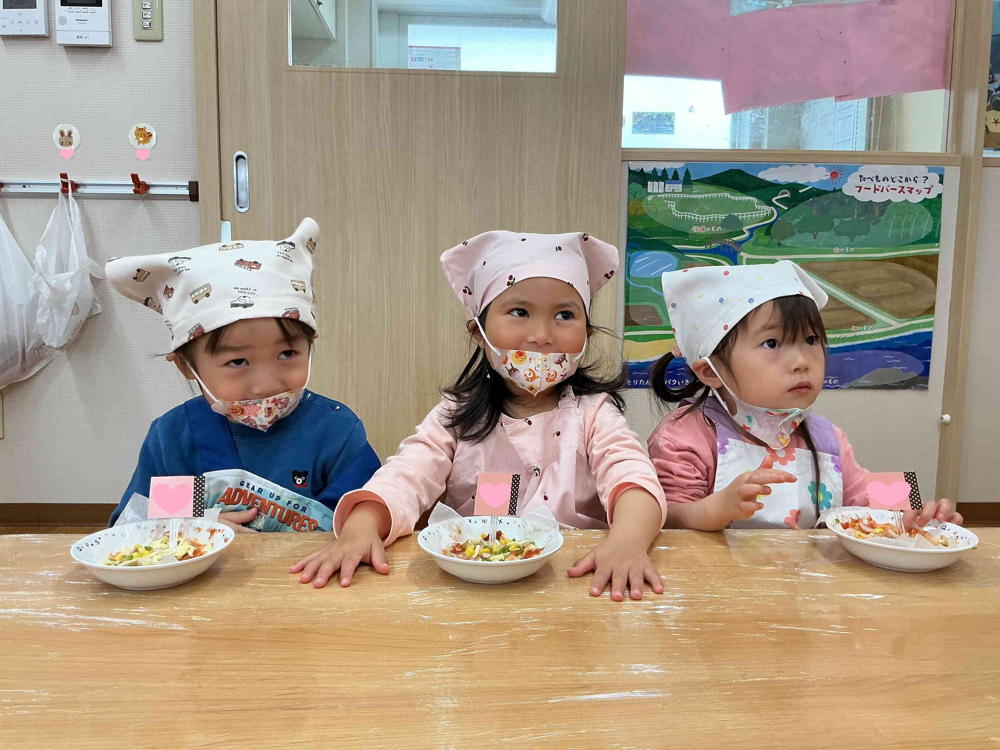 ポテトピザつくったよ（食育）