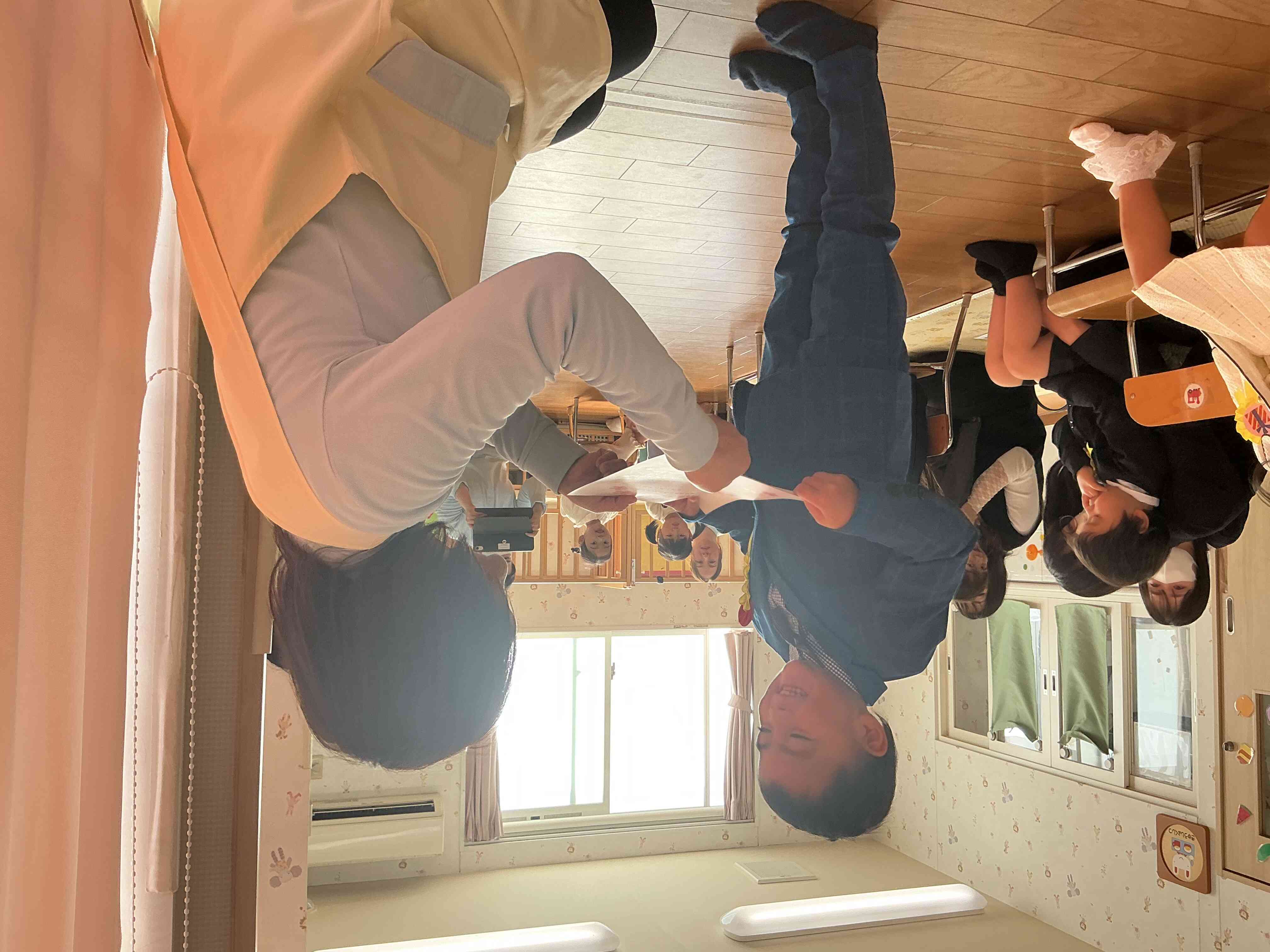 ニコニコで登園してきたおともだち。最後までニコニコで元気いっぱいでしたよ。