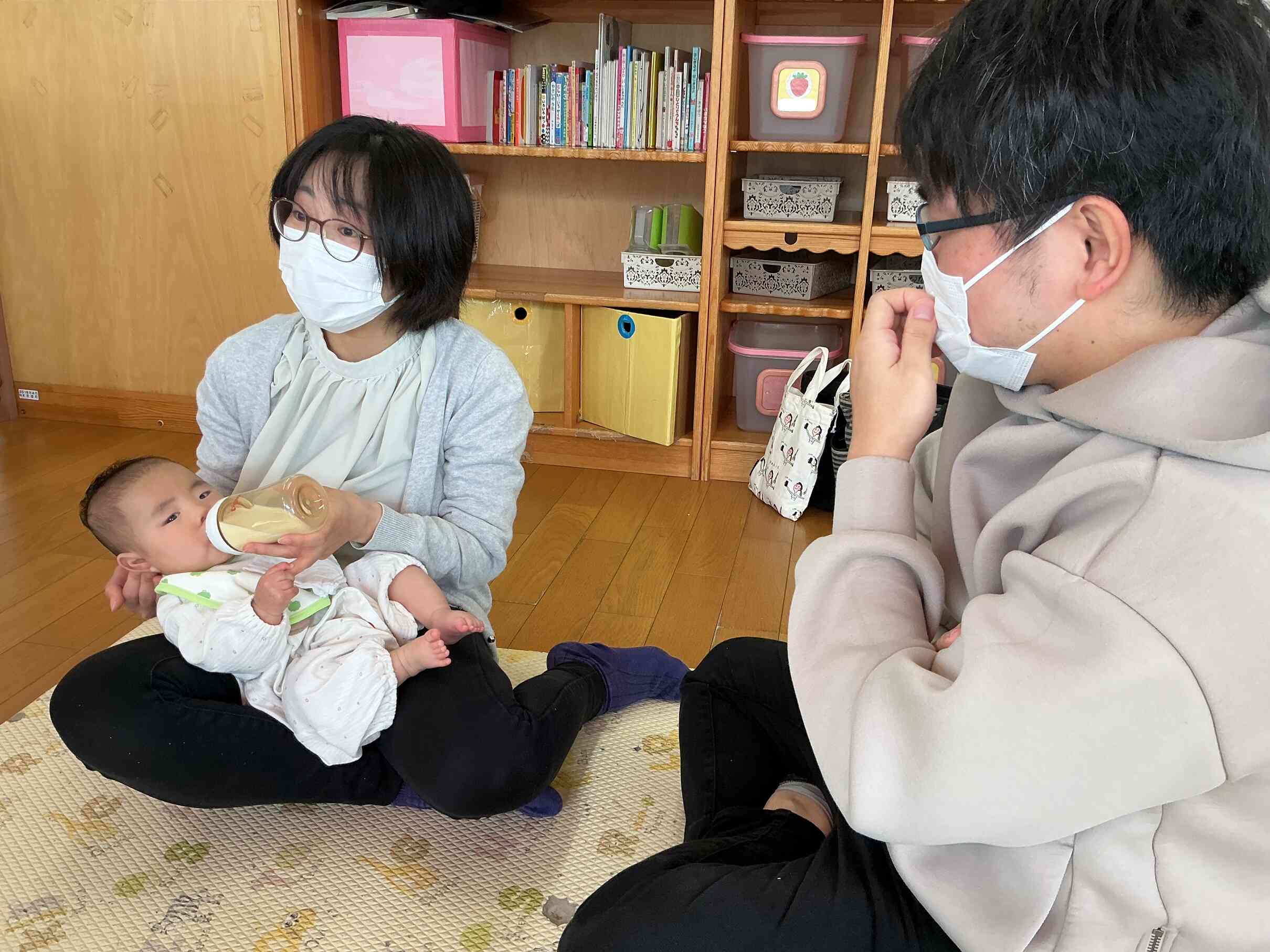 ミルク飲めたね～