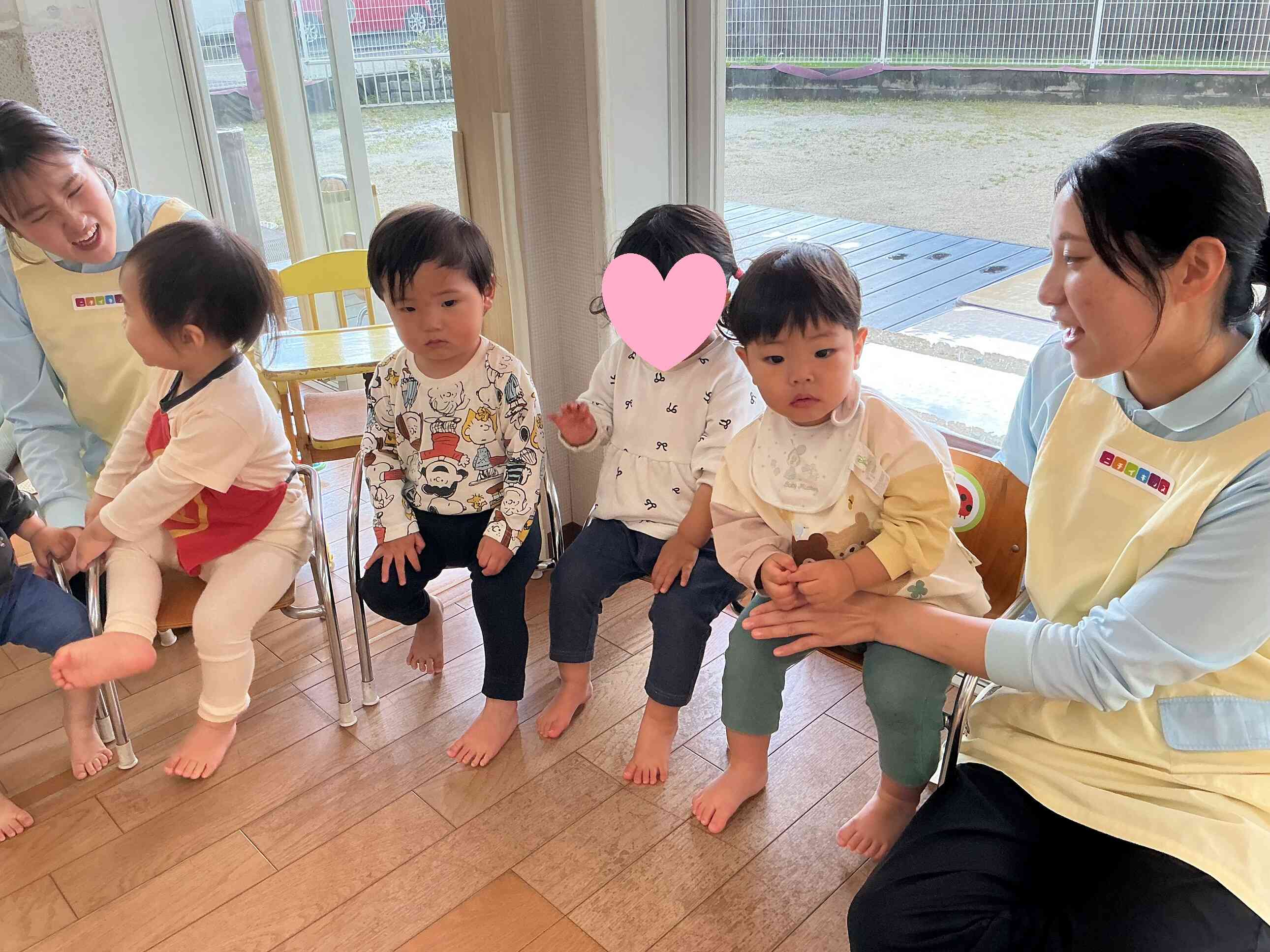 日々成長するこどもたち。すくすくおおきくなあれ。
