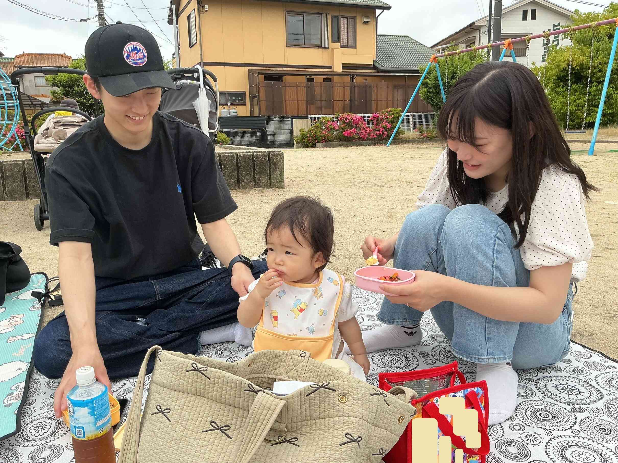 食べること大好きなおともだち。お弁当もいっぱい食べましたよ。