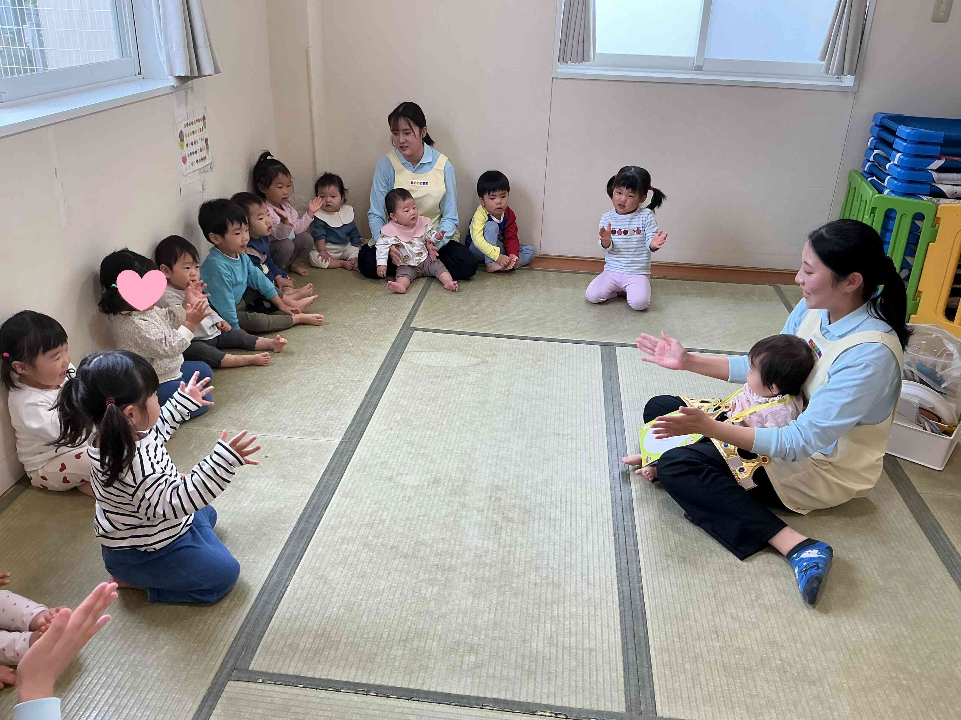 「たんたんたんたんたんじょうび～」とみんなで歌いましたよ。