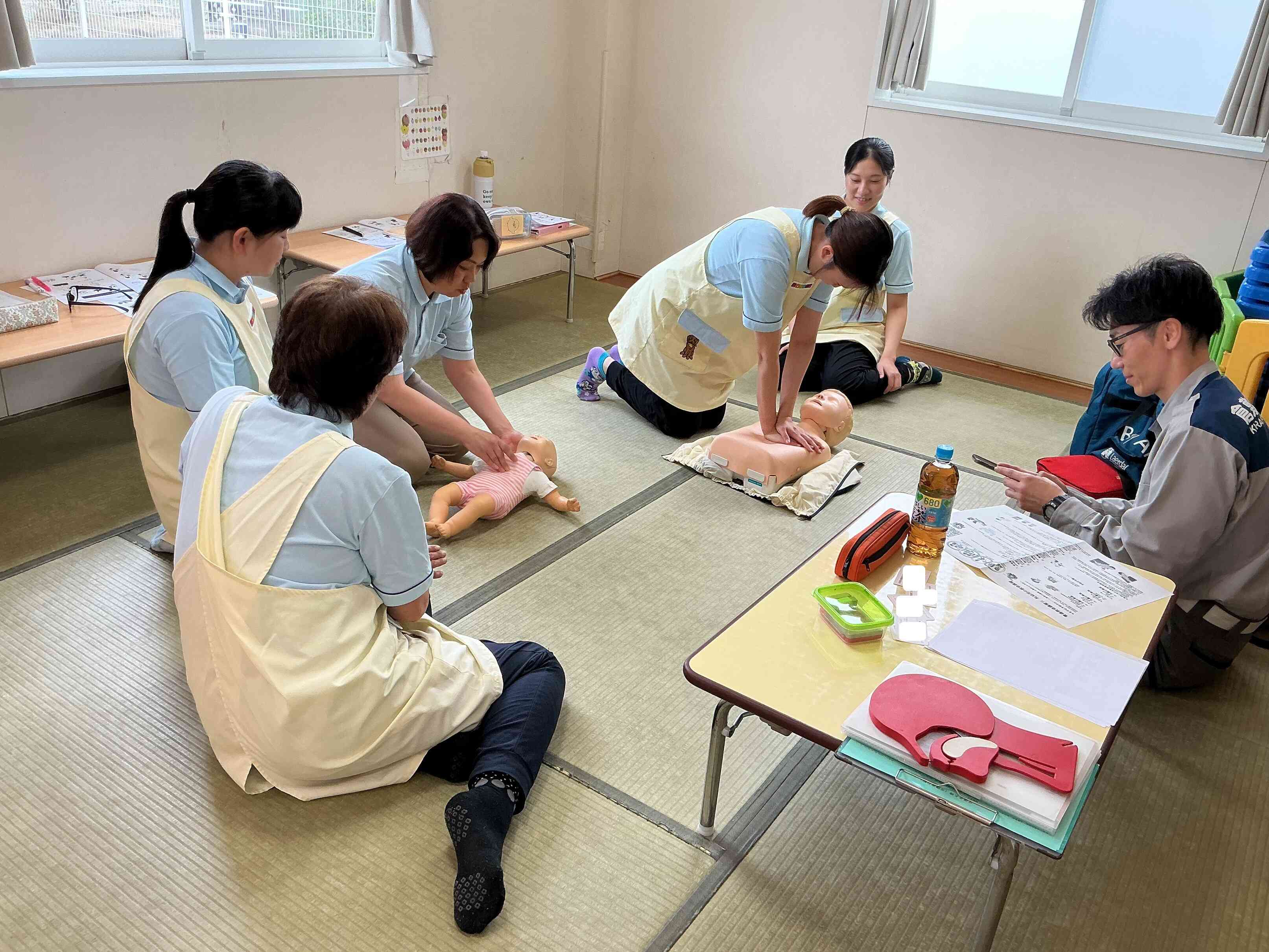 「普通救命講習Ⅲ　乳幼児の救命講習」を受講しました