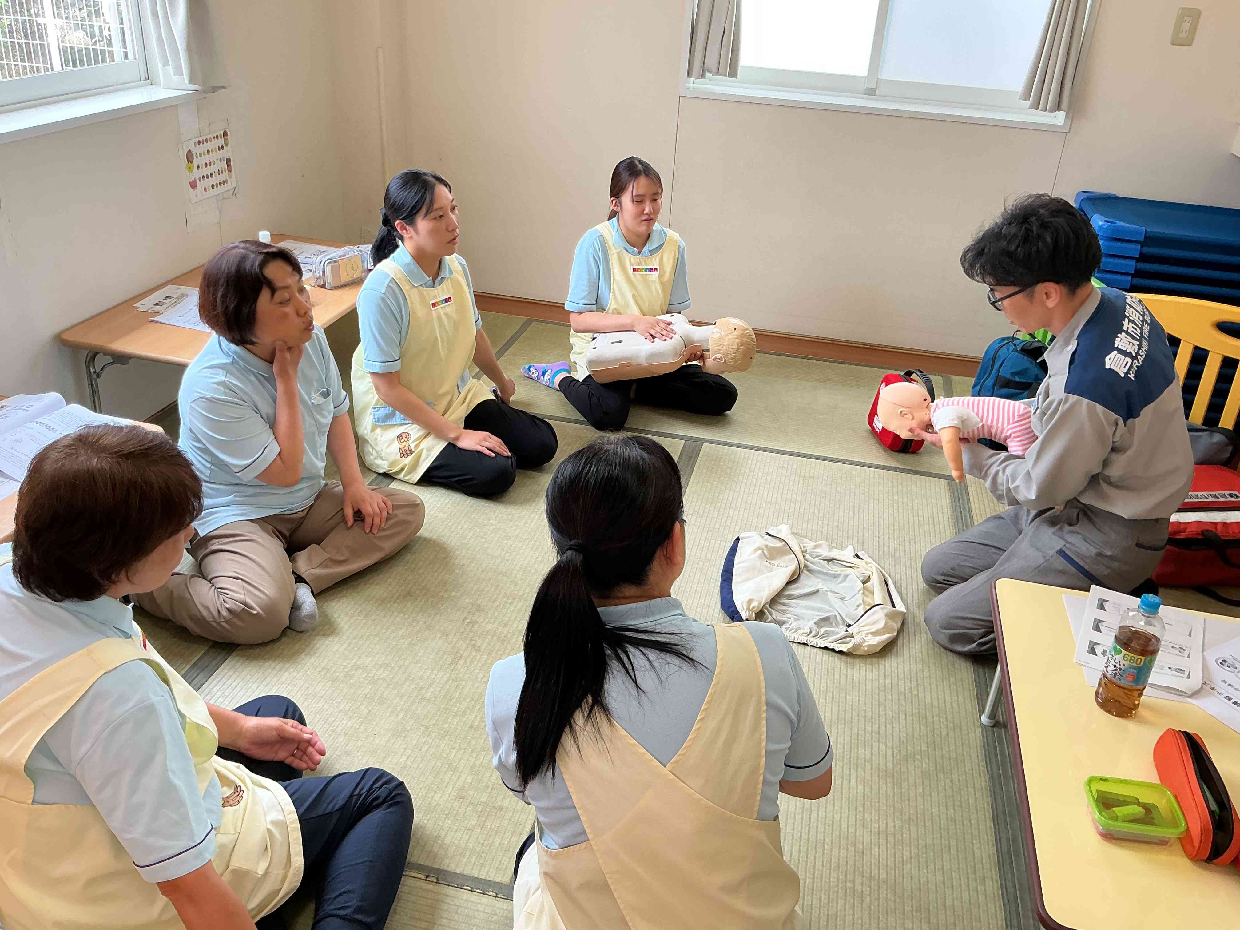 消防署の方が丁寧に教えて下さいました。