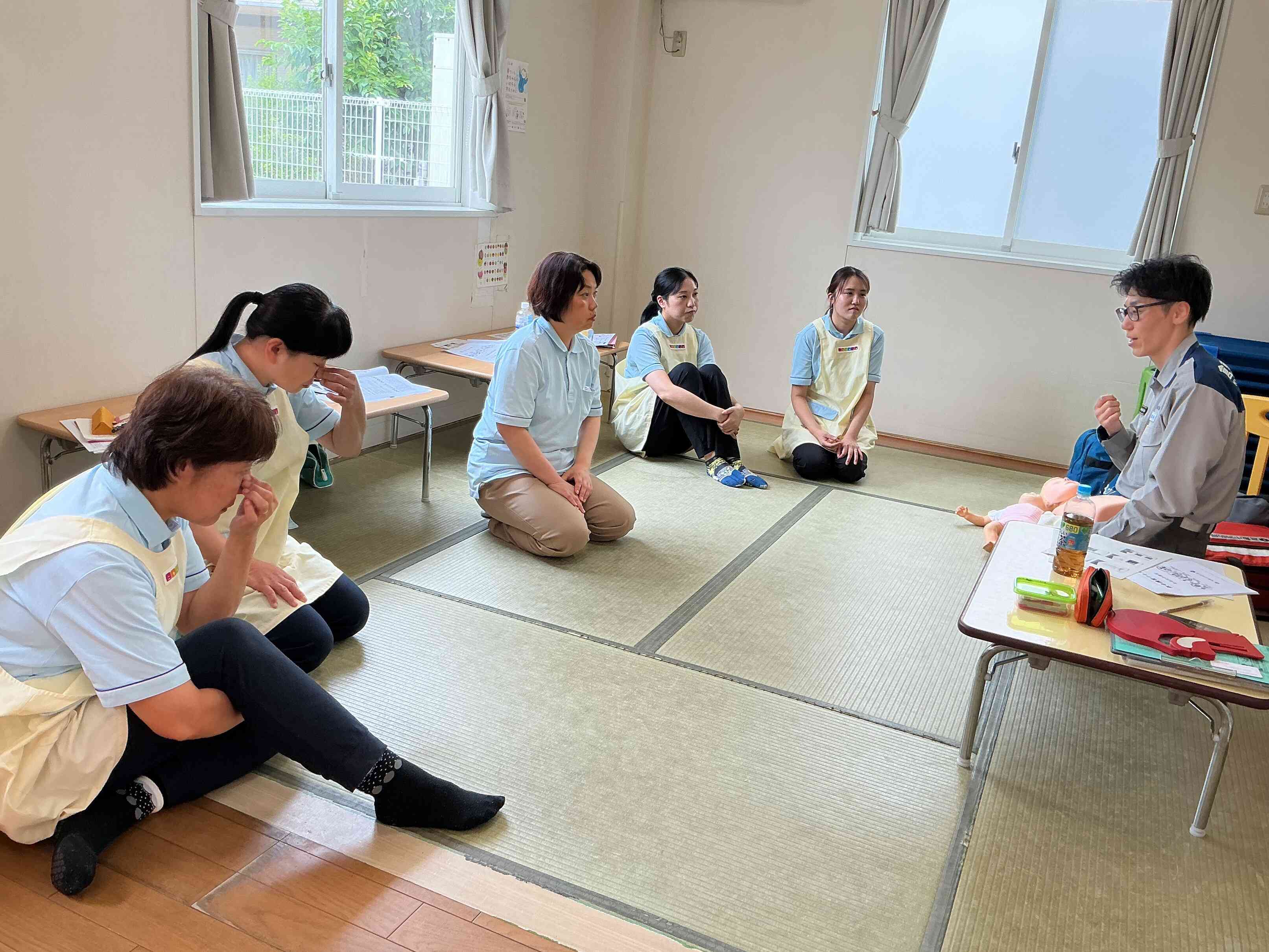 乳幼児によく見られる「鼻血」の正しい止め方についても再度確認。