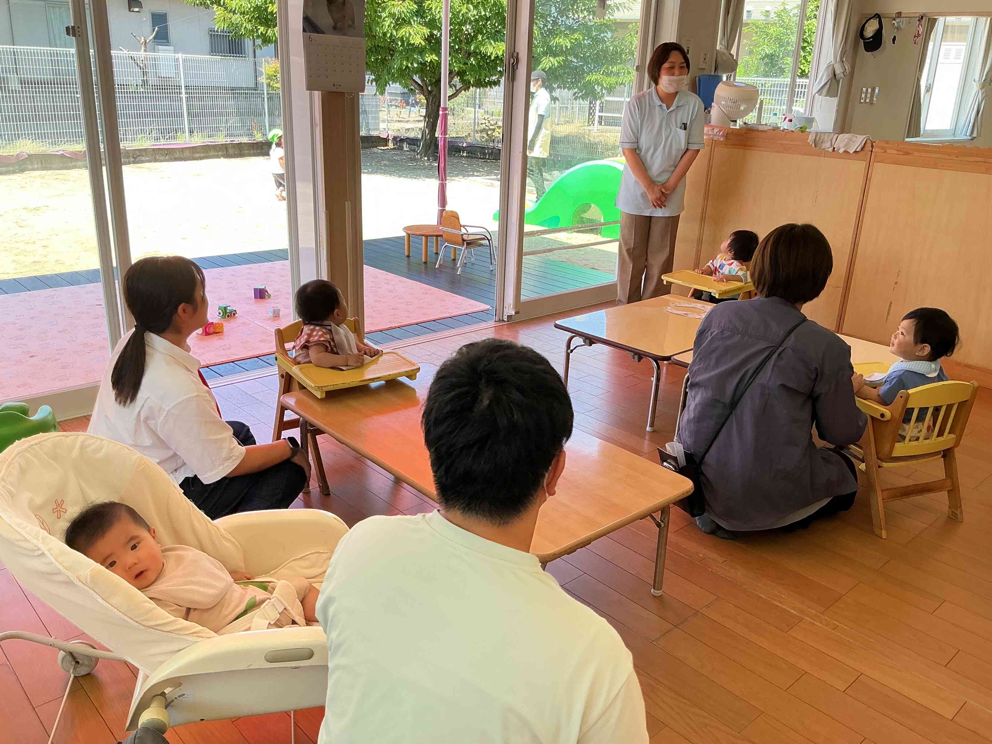 給食（離乳食）試食会開催