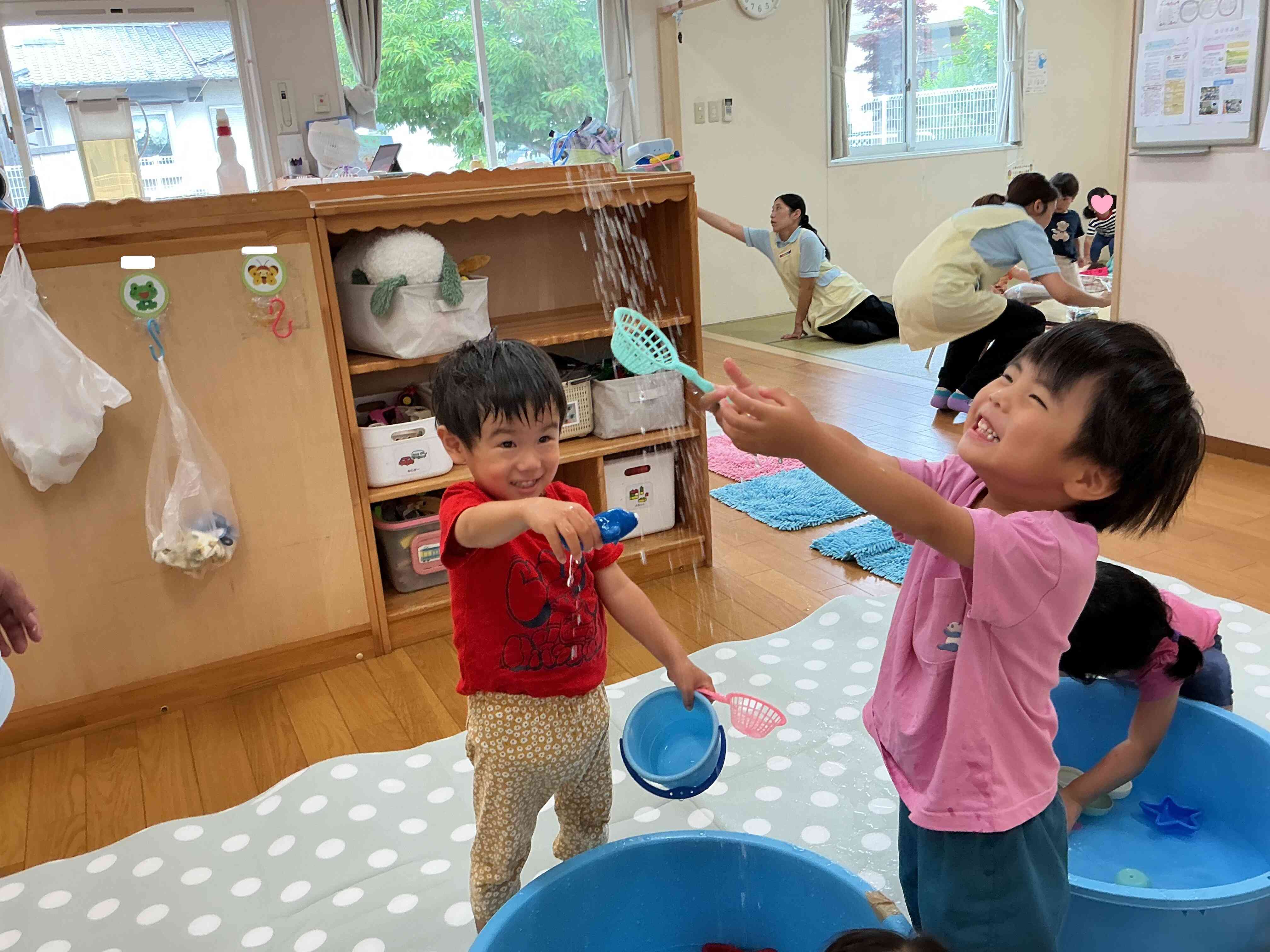 水あそびスタート