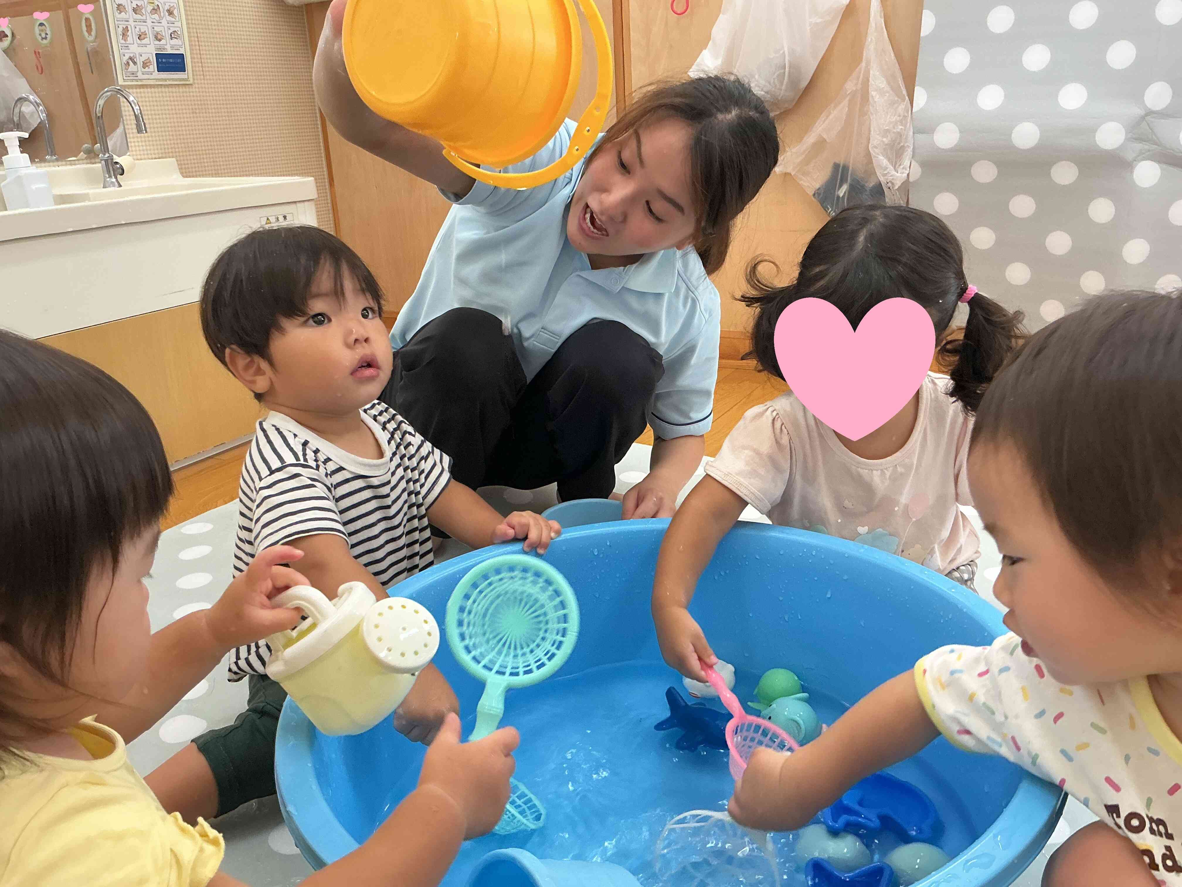 水あそびスタート