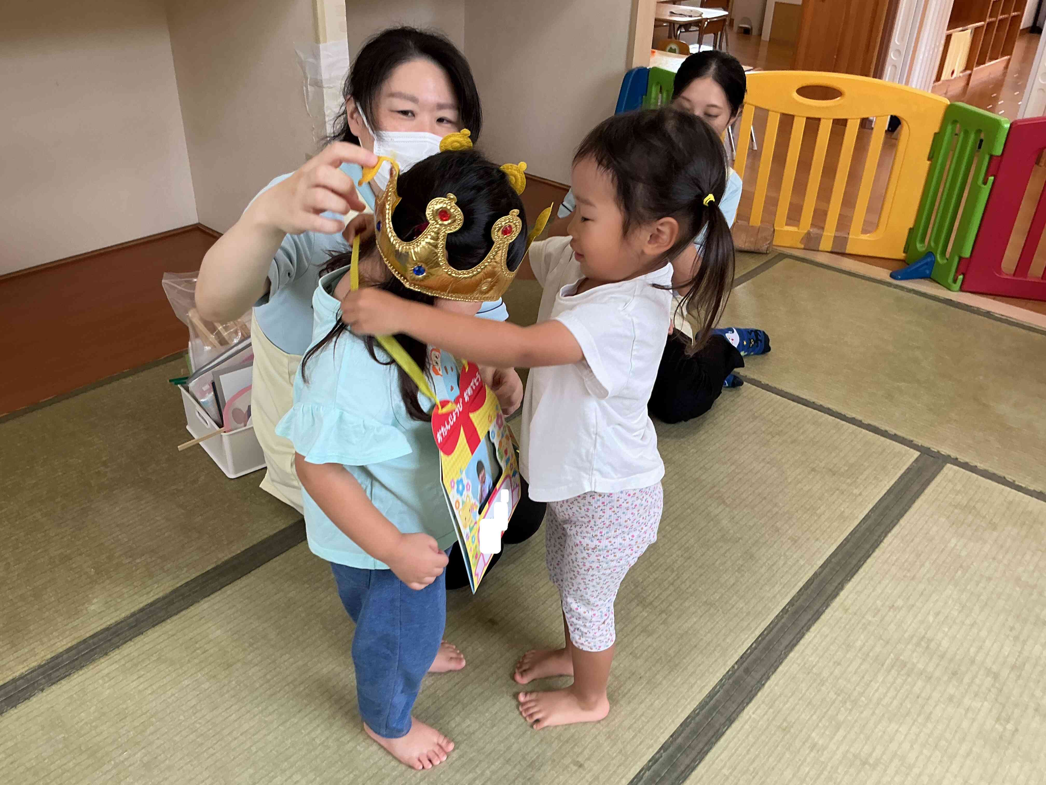 大好きなお友だちから「おめでとう」とお誕生日カードをもらいました。