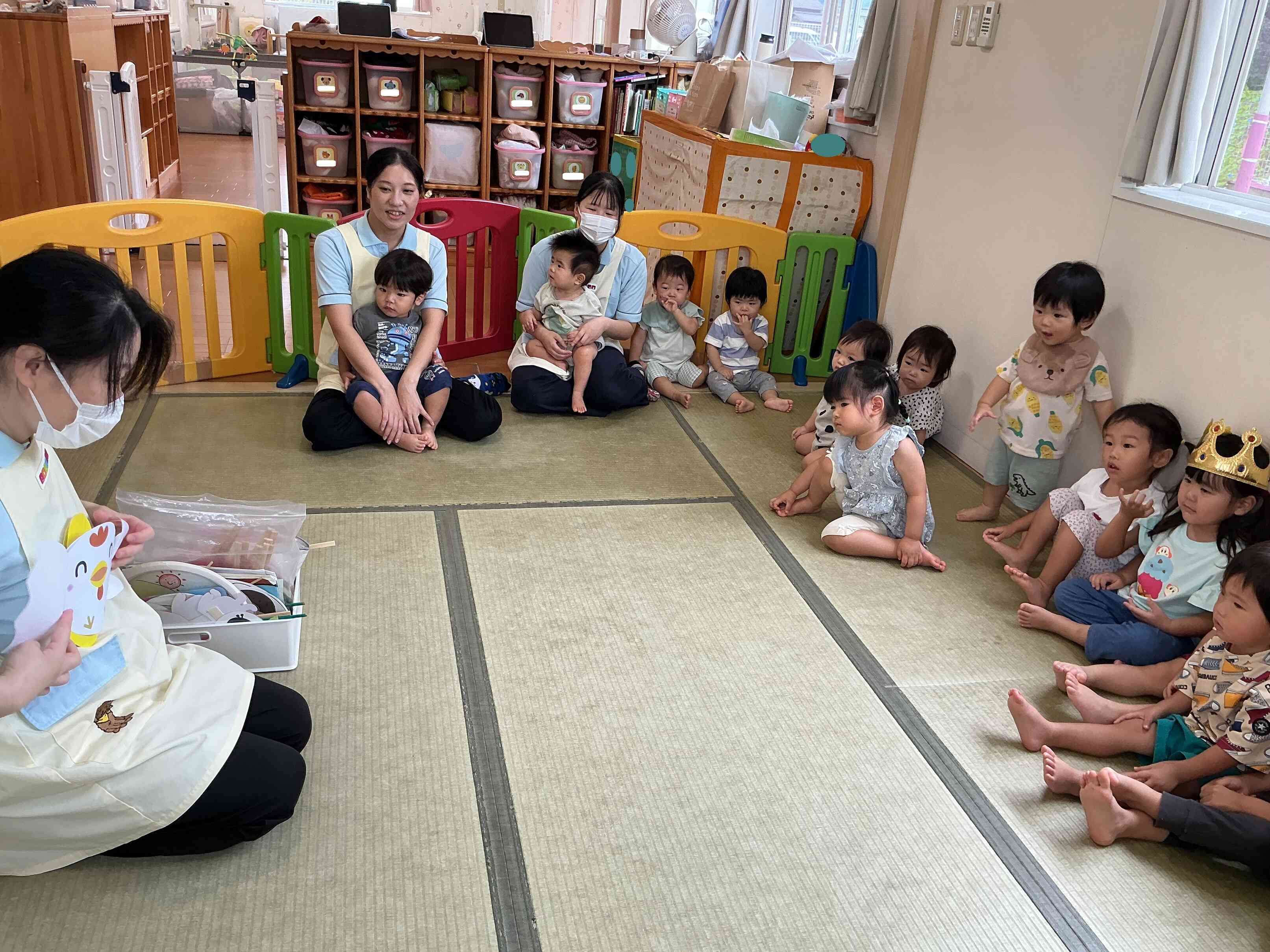 ピヨピヨのひよこちゃんが、コケコッコーのニワトリさんにへ~んしん。