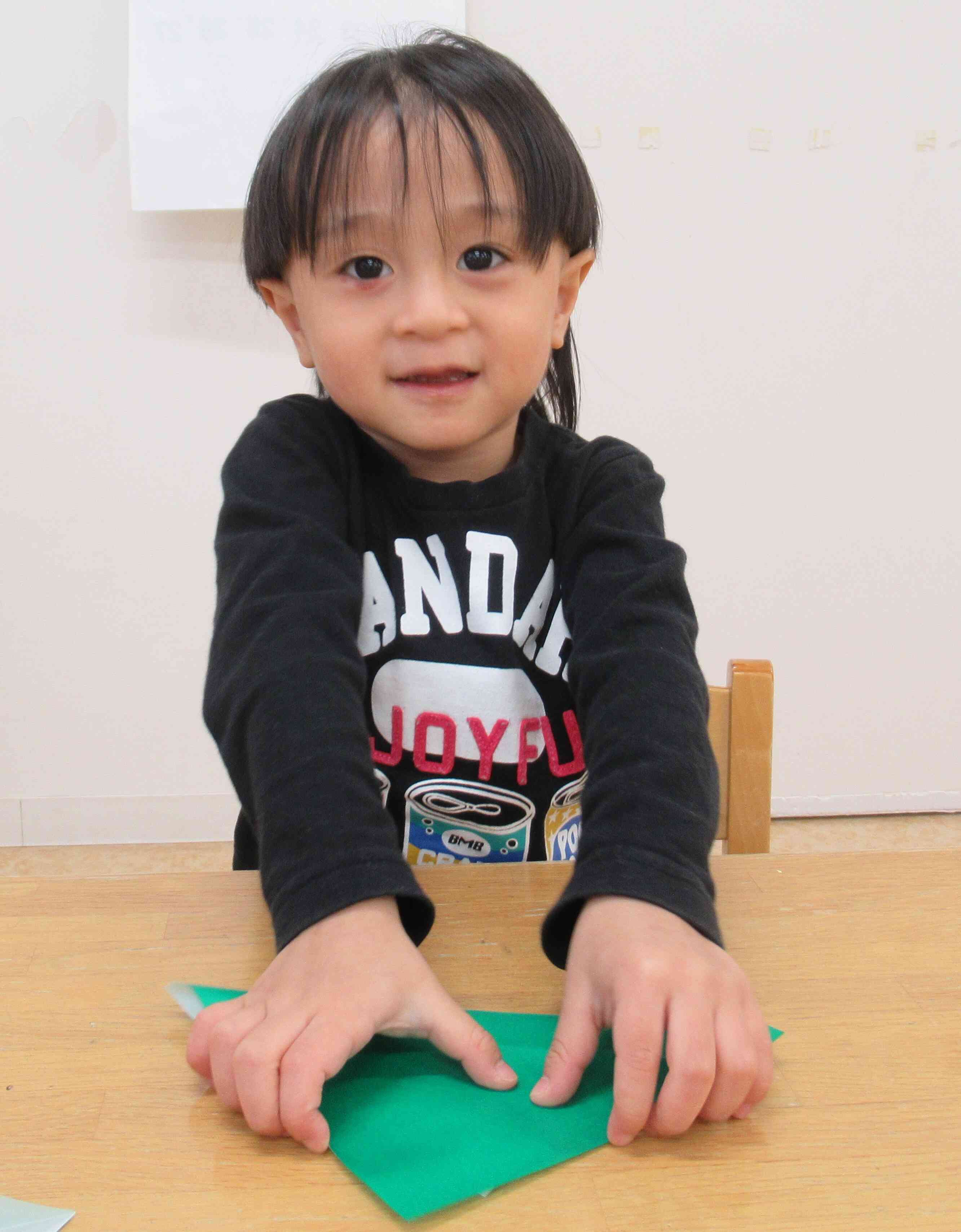 折り紙たのしいな~!